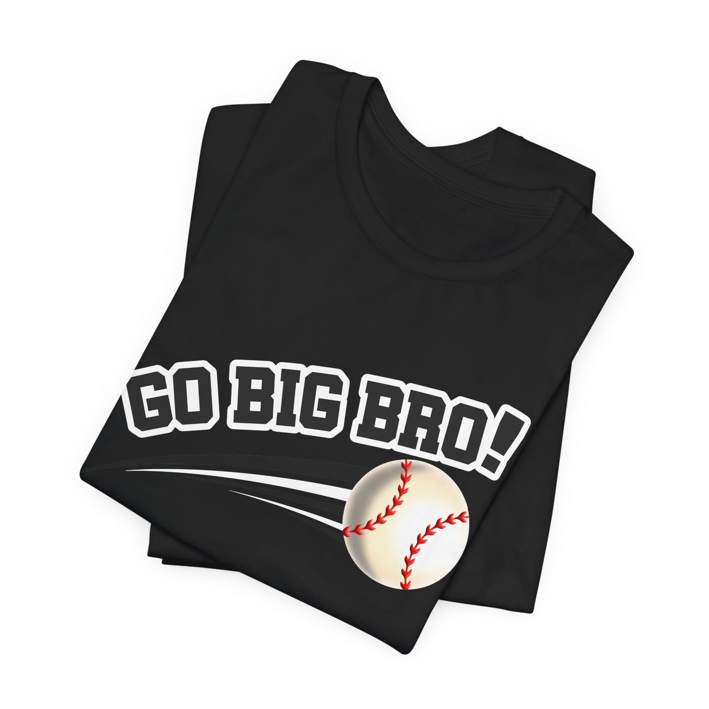 Go Big Bro! (Sibling Revelry Baseball) - Unisex Jersey Short Sleeve Tee