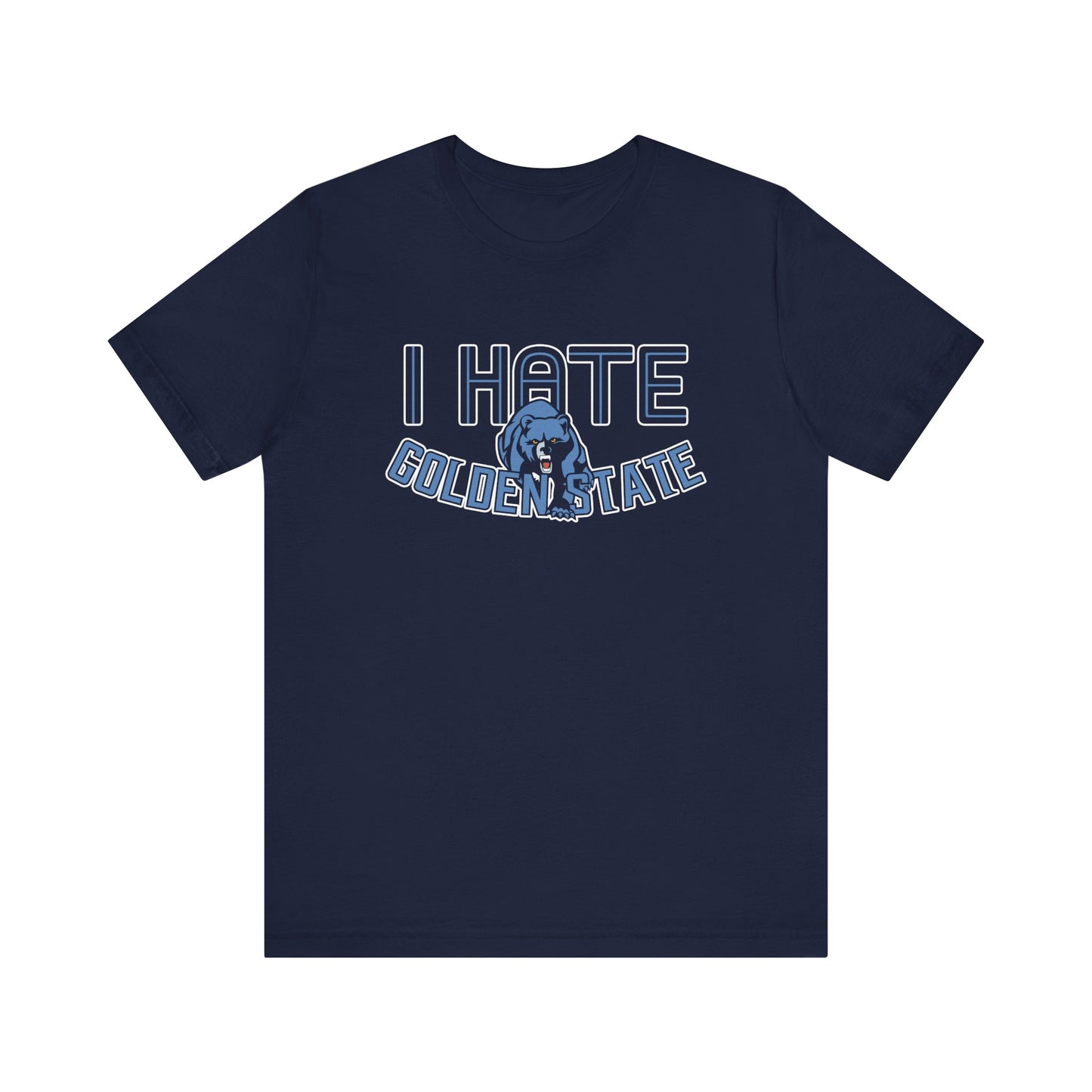 I Hate Golden Stayt (for Memphis fans) - Unisex Jersey Short Sleeve Tee