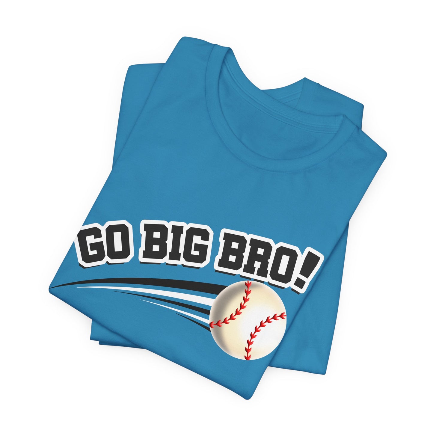 Go Big Bro! (Sibling Revelry Baseball) - Unisex Jersey Short Sleeve Tee