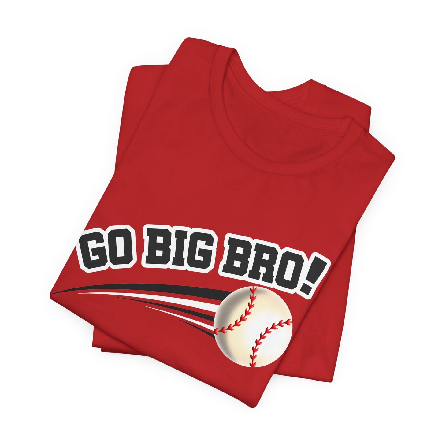 Go Big Bro! (Sibling Revelry Baseball) - Unisex Jersey Short Sleeve Tee