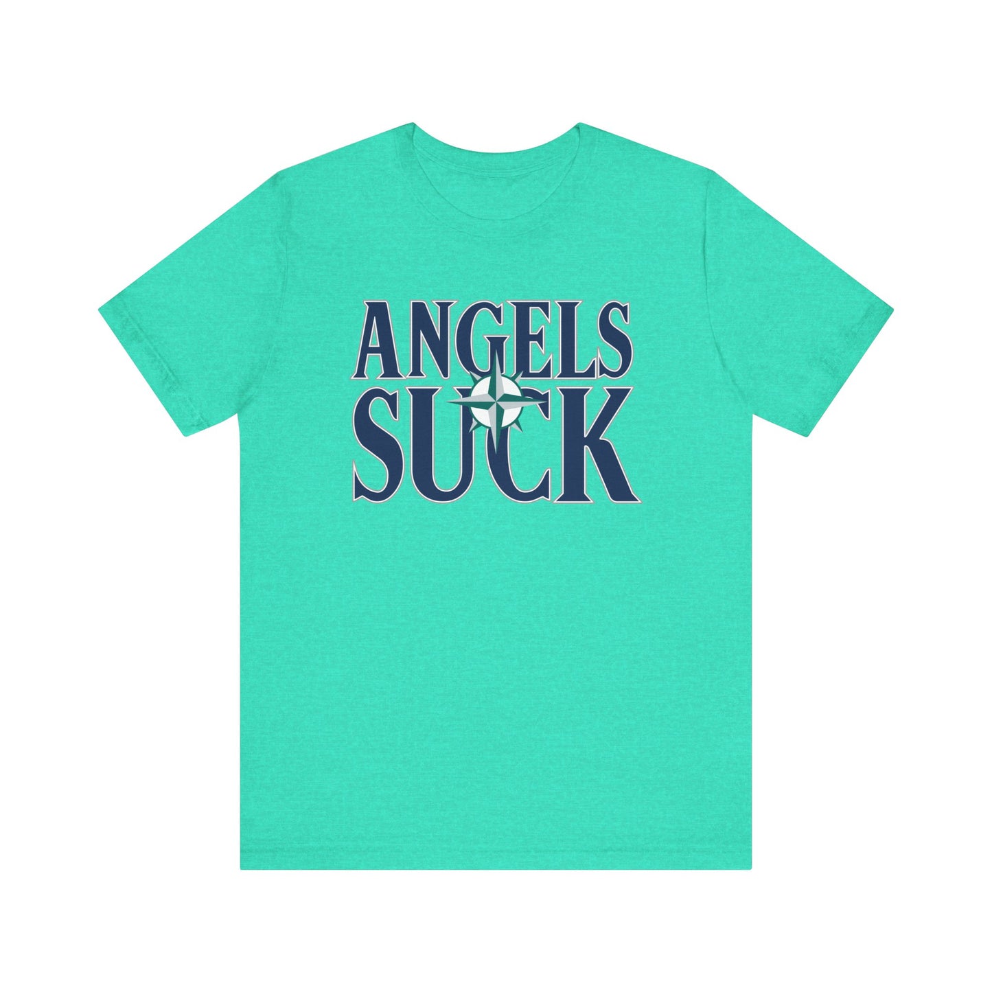 The Angels Suck (for Seattle Mariners fans) - Unisex Jersey Short Sleeve Tee