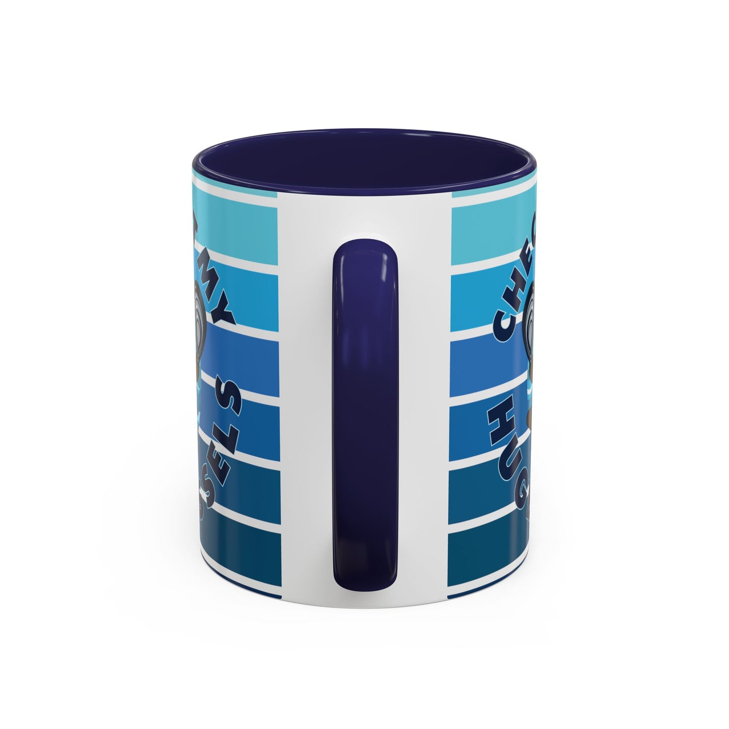Huge Mussels Happy Sea Otter - Accent Coffee Mug (11, 15oz)