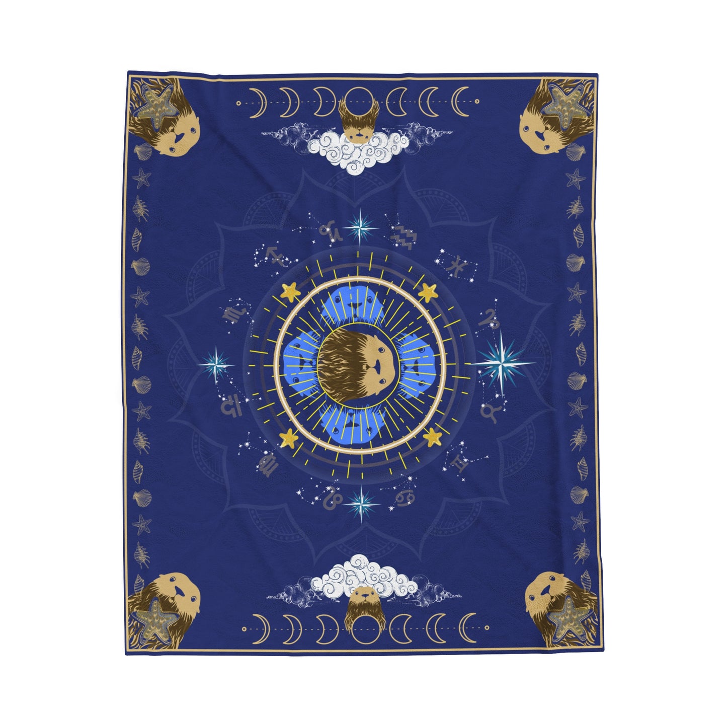 Mystic Sea Otter (2023) - Velveteen Plush Blanket