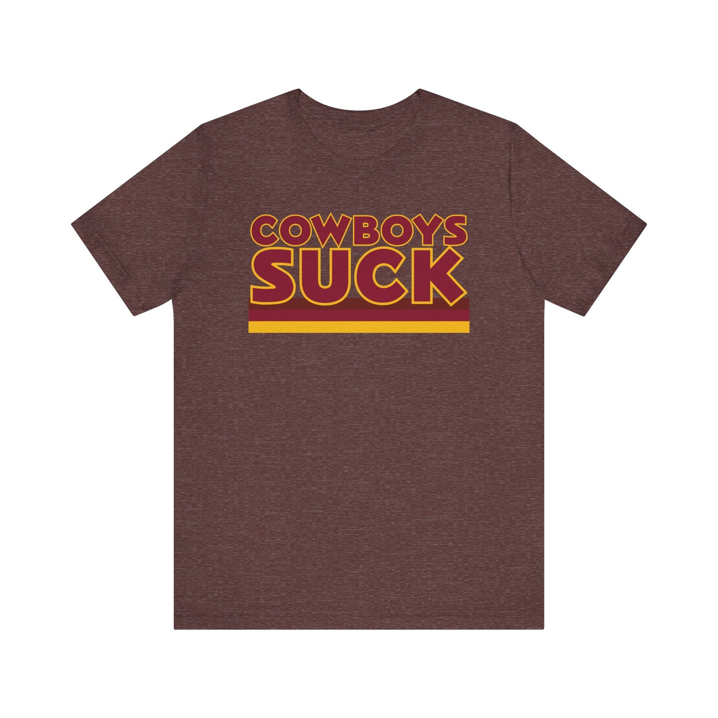 Cowboyz Suck! (for DC fans) - Unisex Jersey Short Sleeve Tee