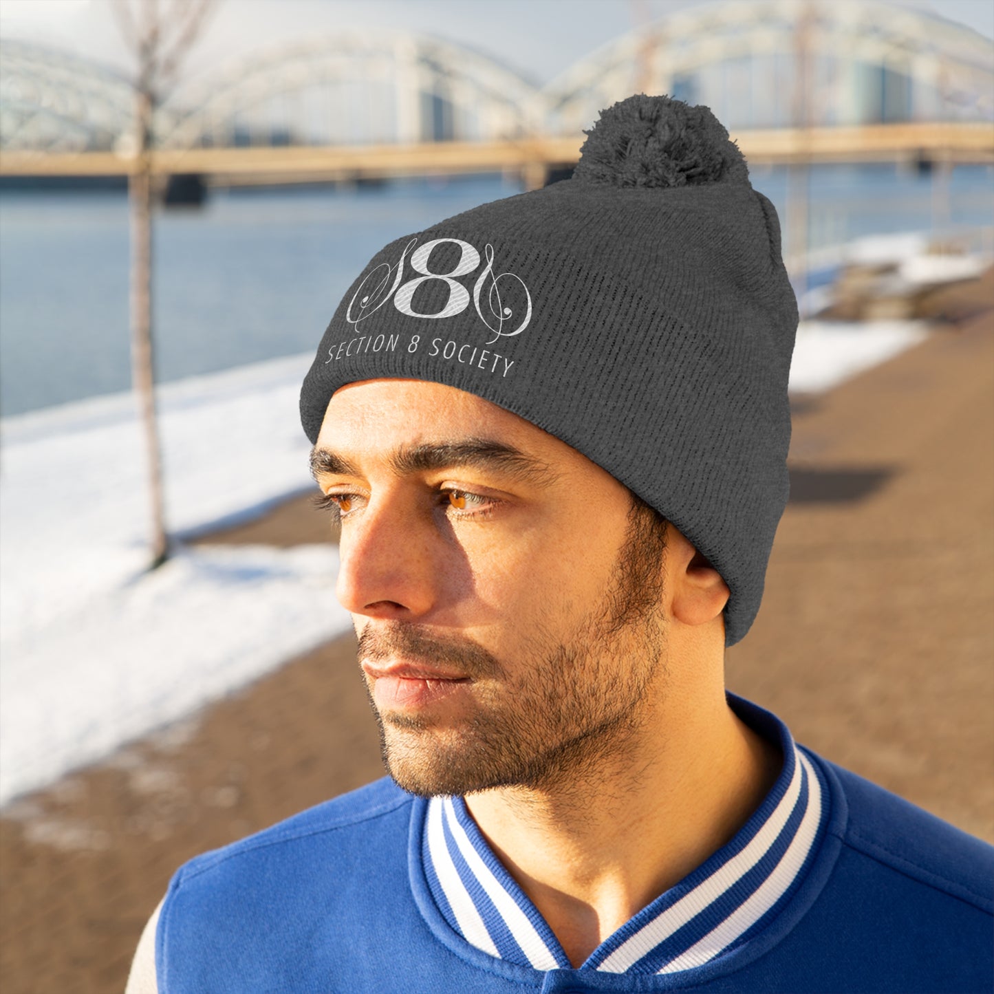 S8S Logo - Poofball Beanie