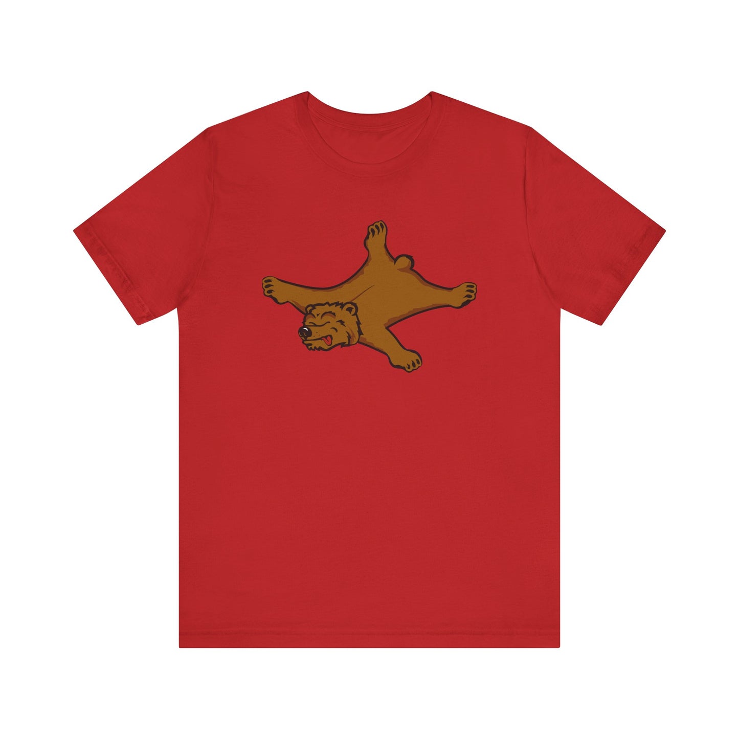 Bruins (or bear) Skin Rug (beat UCLA for any fan) Unisex Jersey Short Sleeve Tee