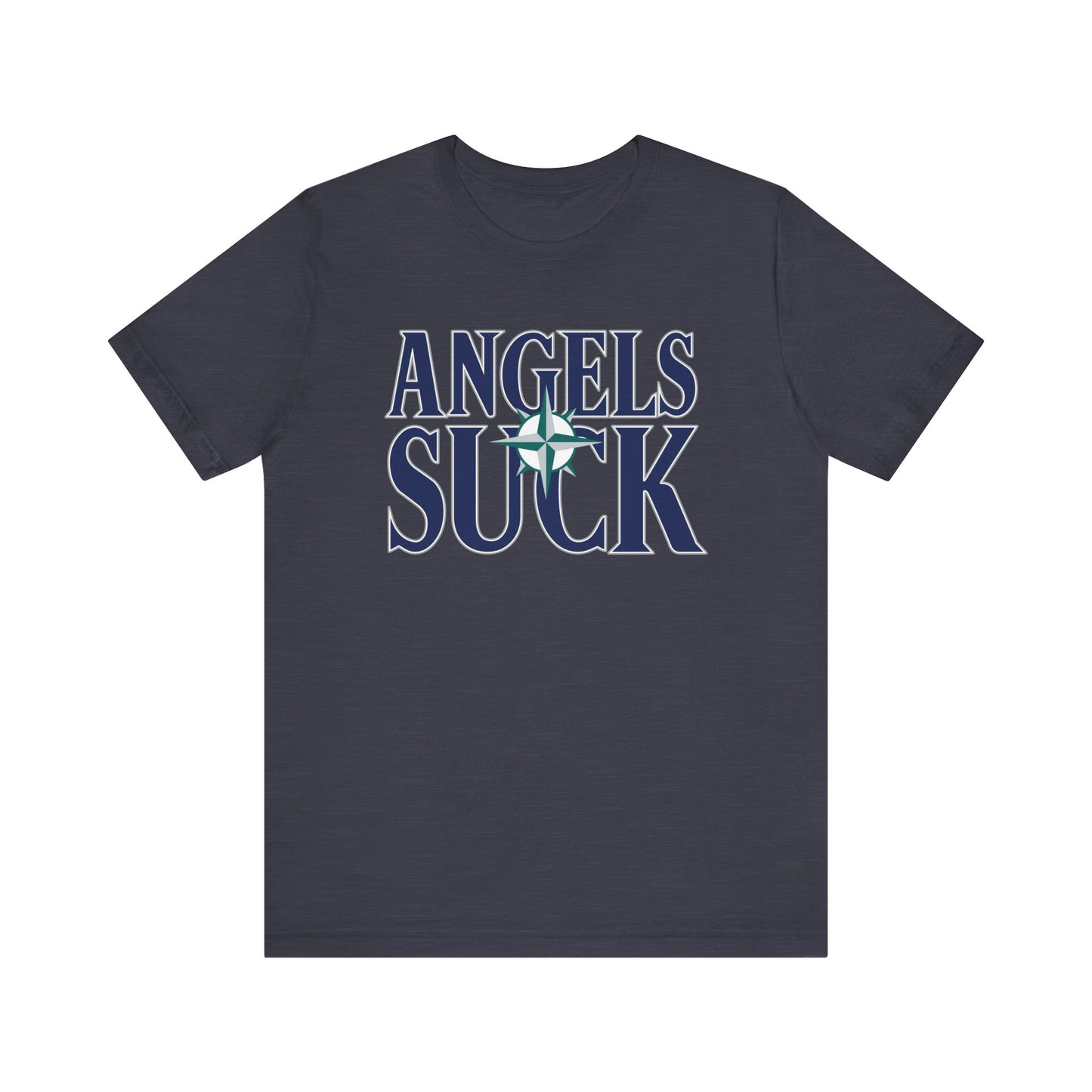 The Angels Suck (for Seattle Mariners fans) - Unisex Jersey Short Sleeve Tee