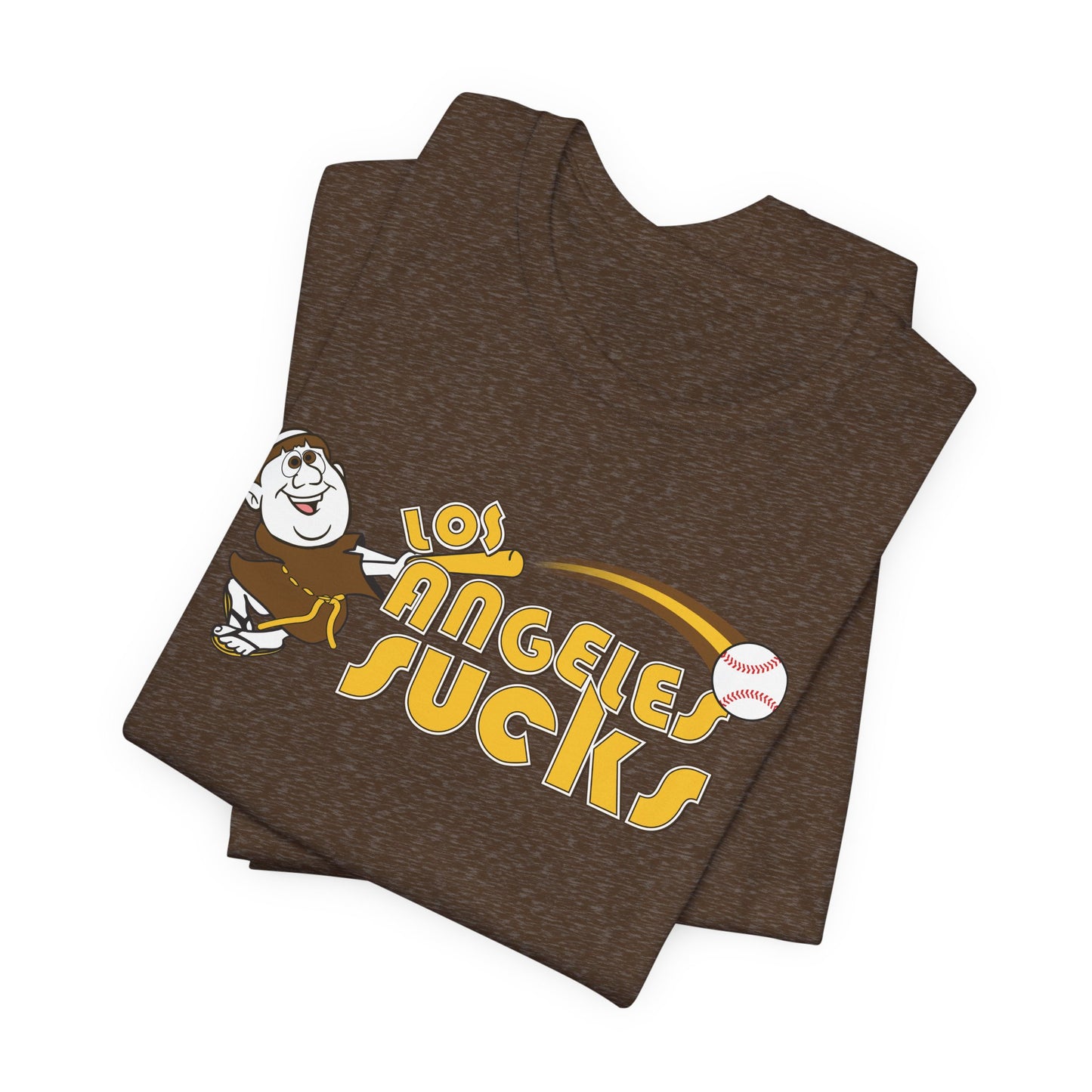 Los Angeles Sucks! (Padres fan art) - Unisex Jersey Short Sleeve Tee
