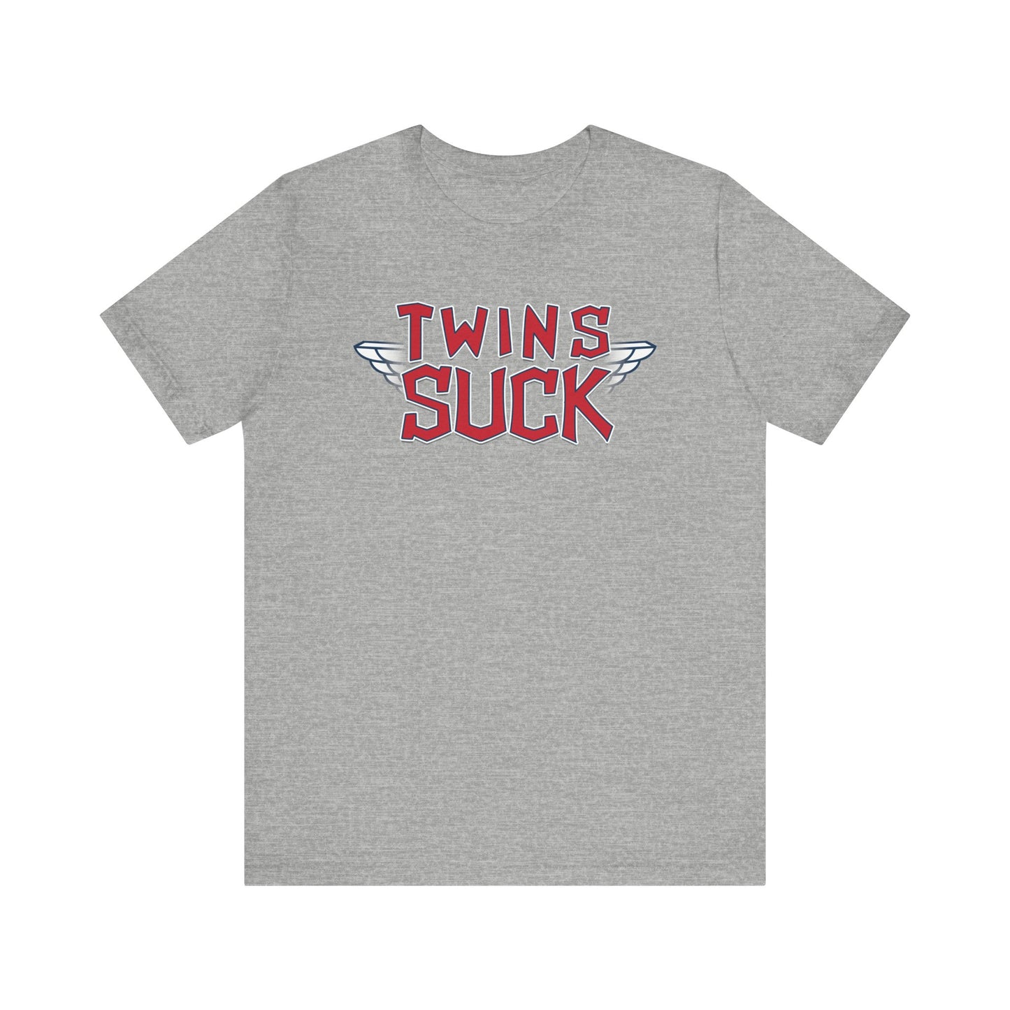 Twins Suck (for Cleveland fans) - Unisex Jersey Short Sleeve Tee