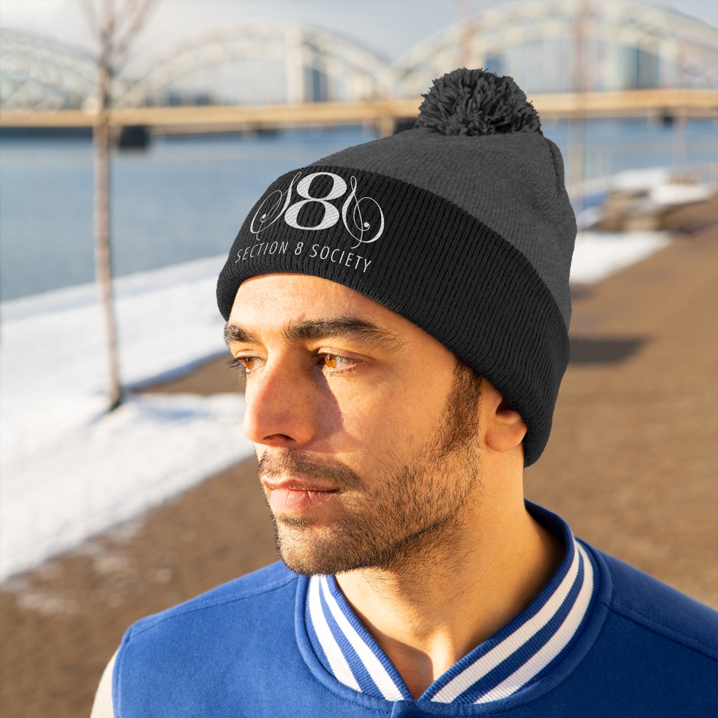S8S Logo - Poofball Beanie
