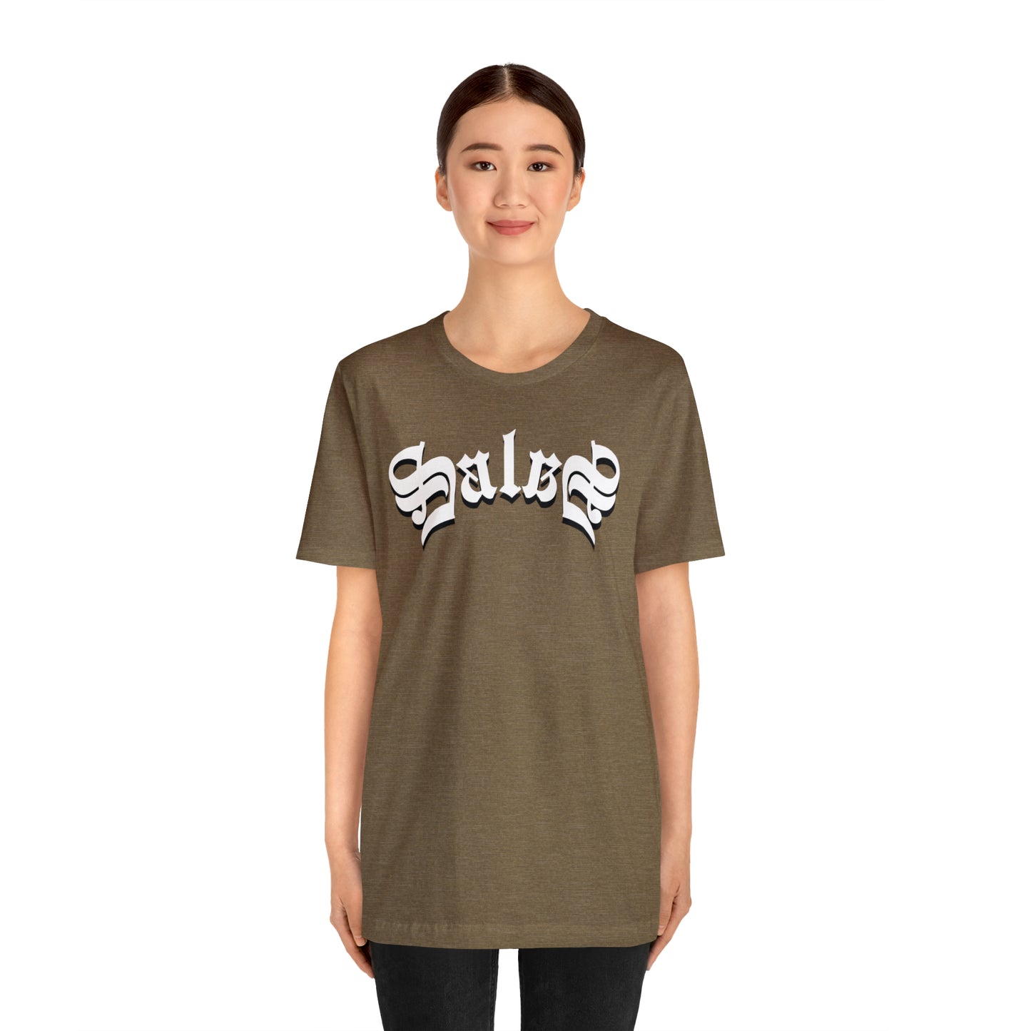 Salas (831) in White Ink - Salinas, California - Unisex Jersey Short Sleeve Tee