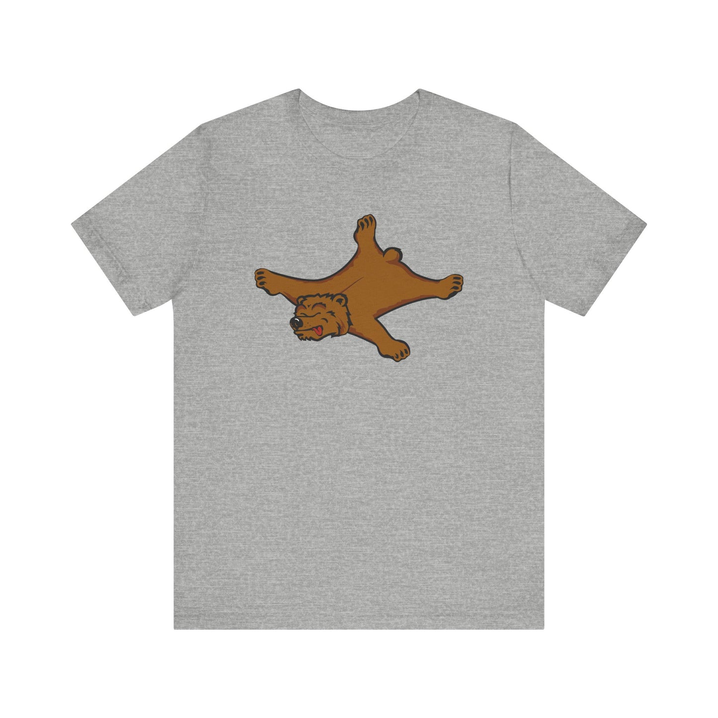 Bruins (or bear) Skin Rug (beat UCLA for any fan) Unisex Jersey Short Sleeve Tee
