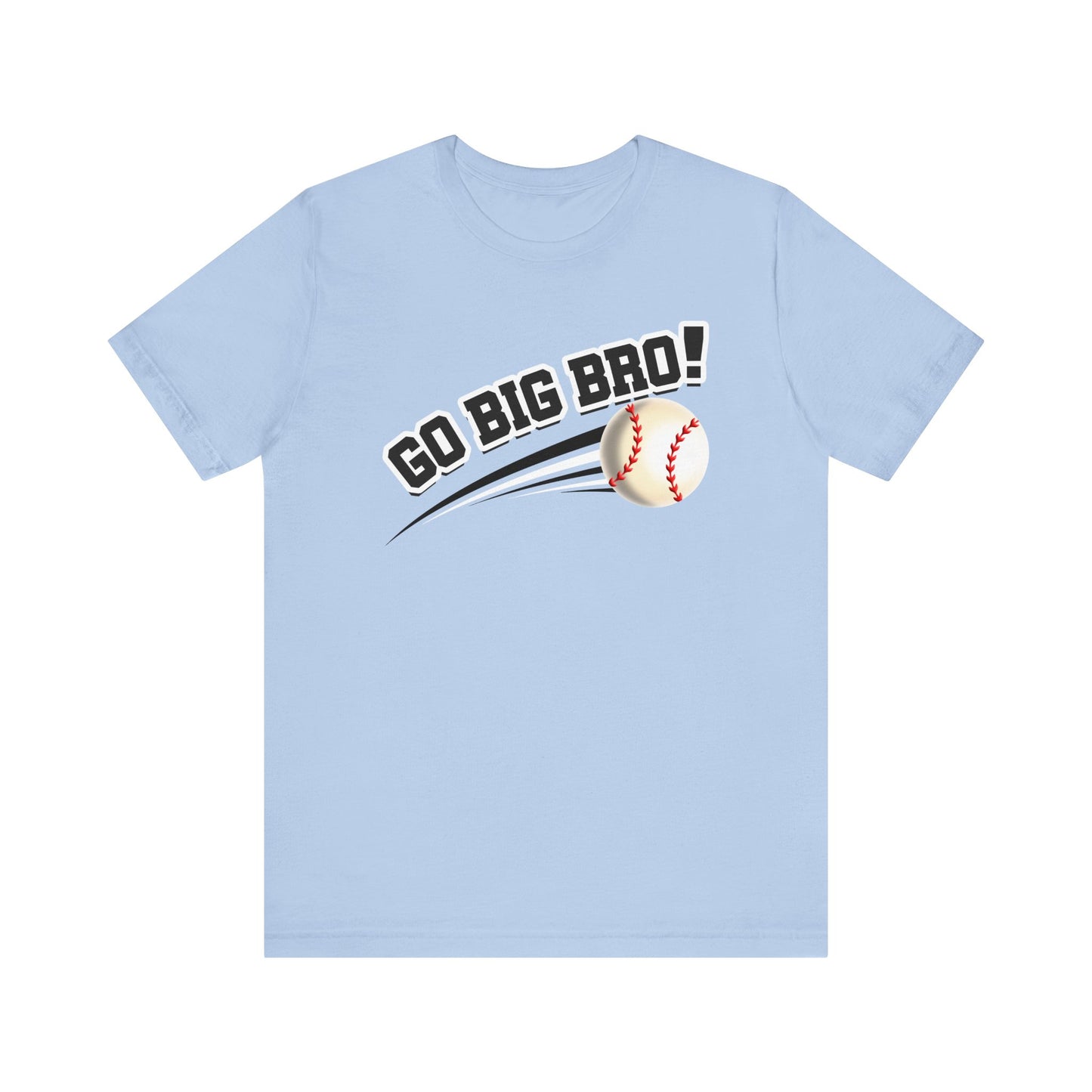 Go Big Bro! (Sibling Revelry Baseball) - Unisex Jersey Short Sleeve Tee