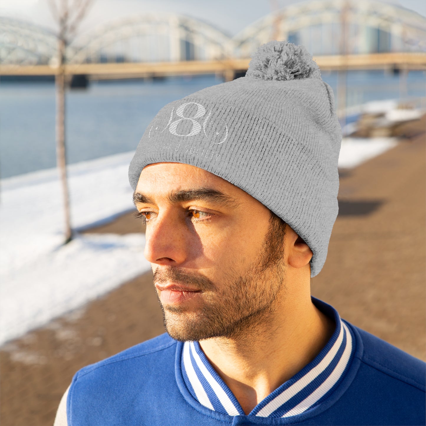 S8S Logo - Poofball Beanie