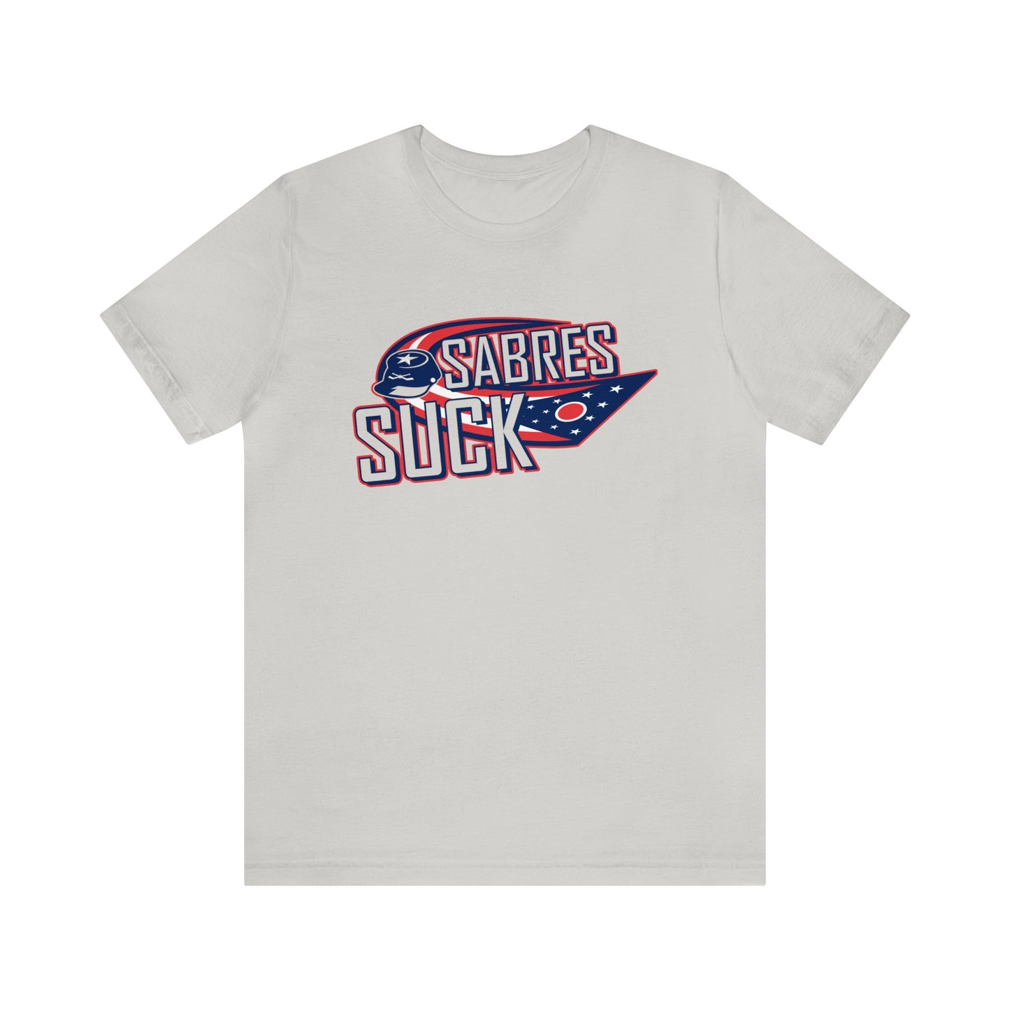 The Saybres Suck (for Blue Jacket fans) - Unisex Jersey Short Sleeve Tee