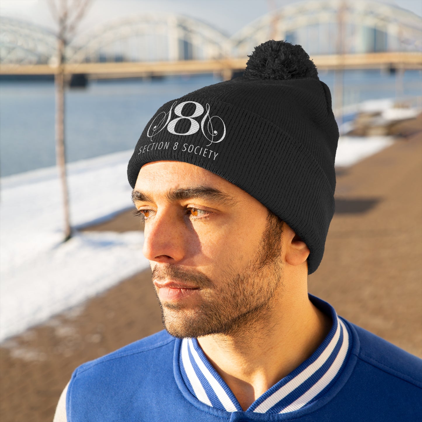 S8S Logo - Poofball Beanie