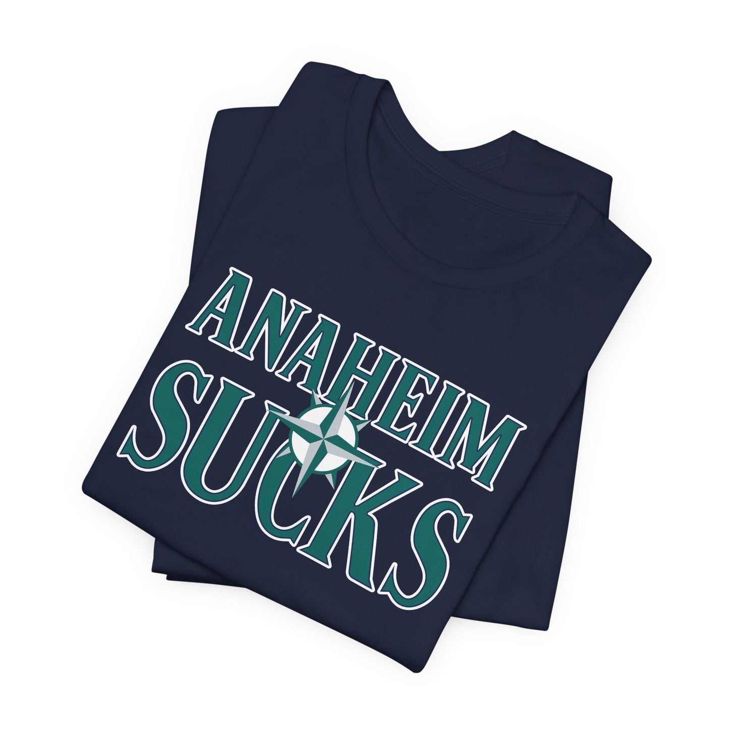 Anaheim Sucks (for Seattle fans) - Unisex Jersey Short Sleeve Tee