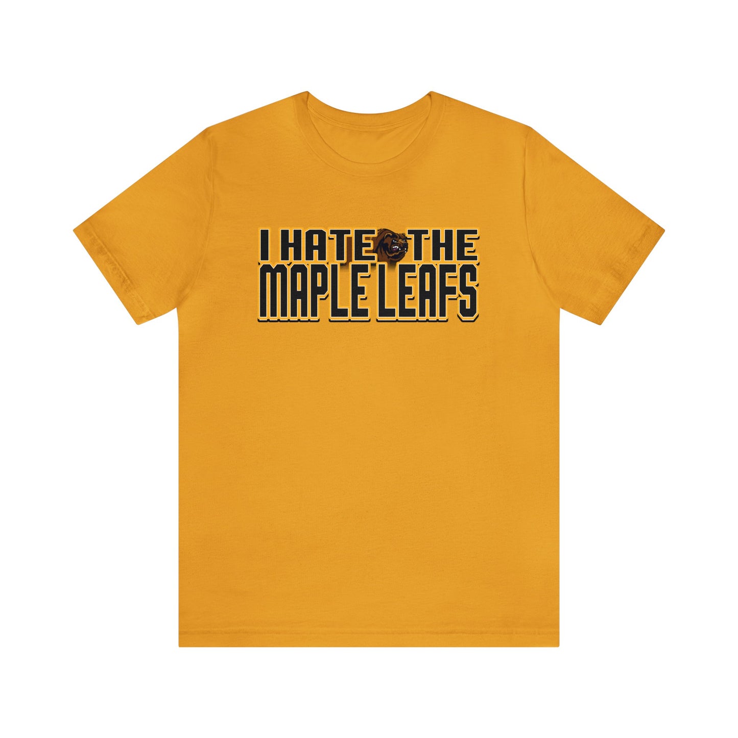 I Hate Maple Leaves (for Boston fans) - Unisex Jersey Short Sleeve Tee