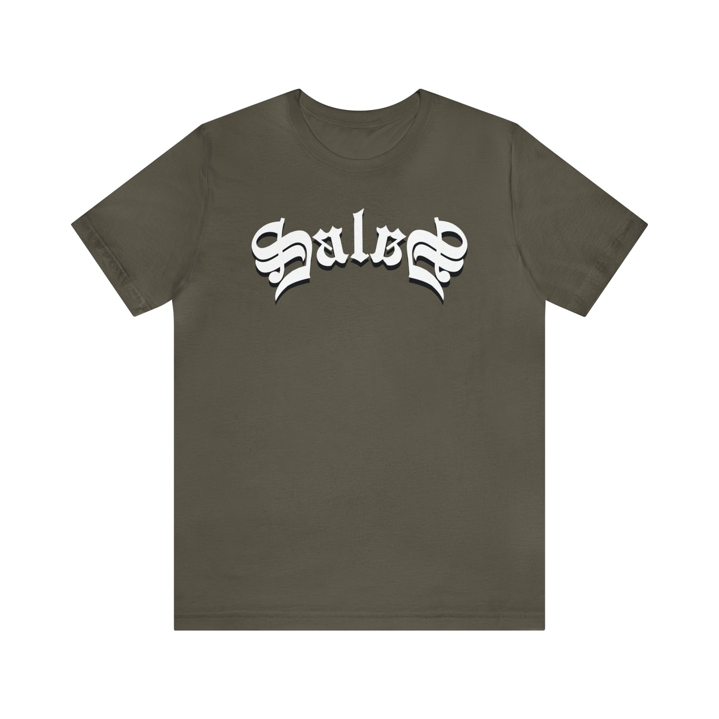 Salas (831) in White Ink - Salinas, California - Unisex Jersey Short Sleeve Tee