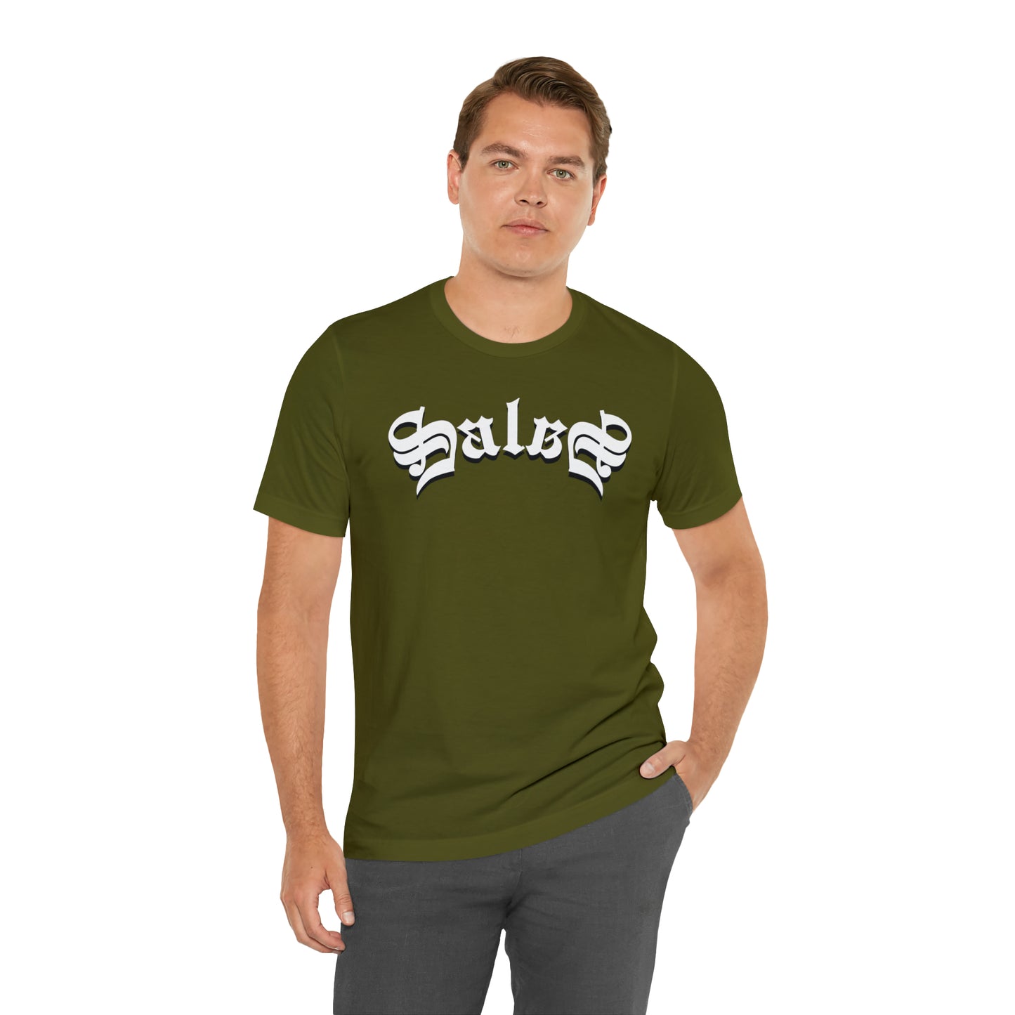 Salas (831) in White Ink - Salinas, California - Unisex Jersey Short Sleeve Tee