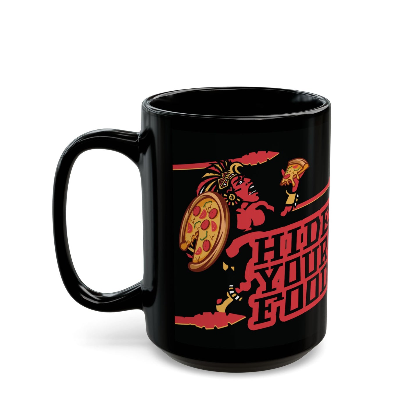 Hide Your Food! Fresno Girls Are Near! (for SDSU Aztecs fans) - Black Mug (11oz, 15oz)