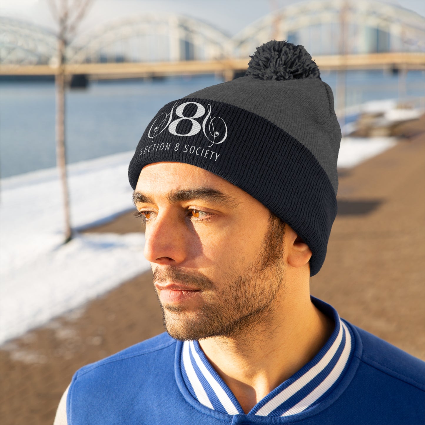 S8S Logo - Poofball Beanie