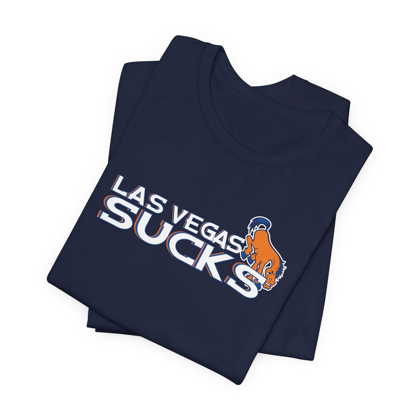 Vegas Sucks (for Denver fans) - Unisex Jersey Short Sleeve Tee