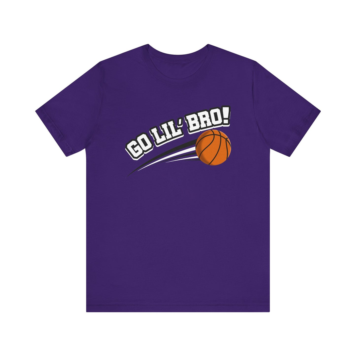 Go Lil' Bro! (Sibling Revelry Basketball) - Unisex Jersey Short Sleeve Tee