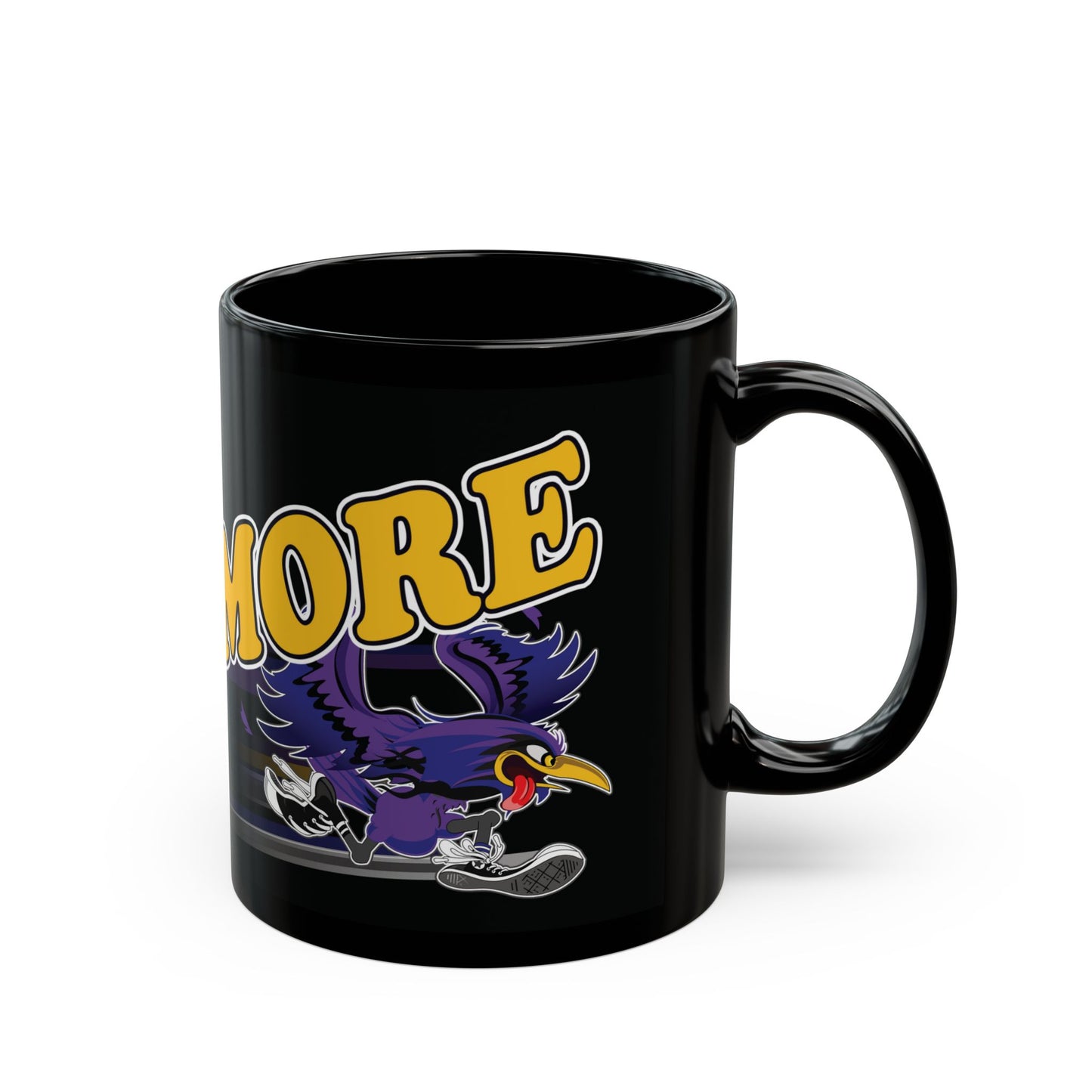 Gas Pump Raven from Baltimore - Black Mug (11oz, 15oz)