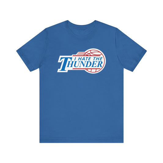 I Hate That OKC Noise Team (for Clippers fans) - Unisex Jersey Short Sleeve Tee
