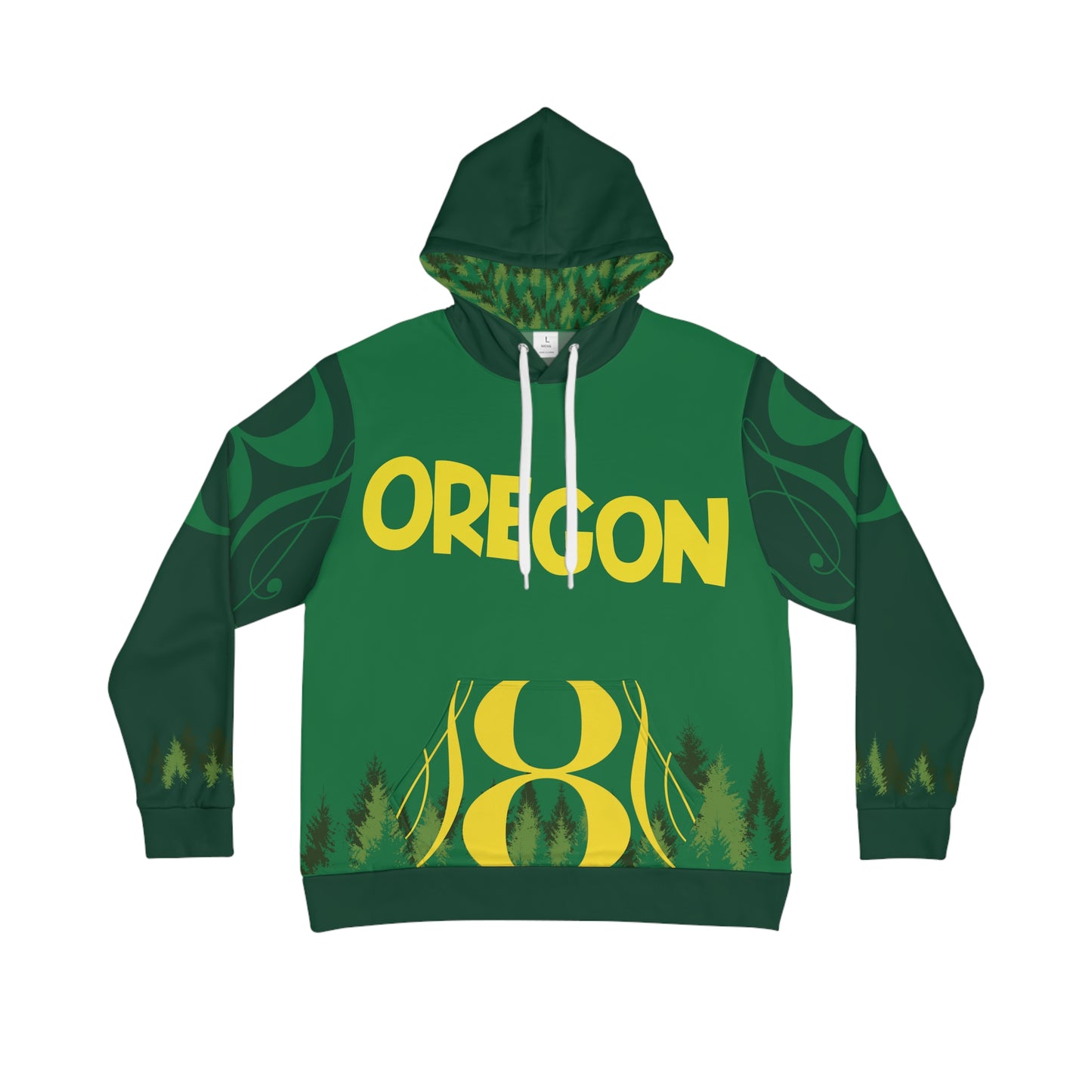 Oregon S8S - Men's Hoodie (AOP)