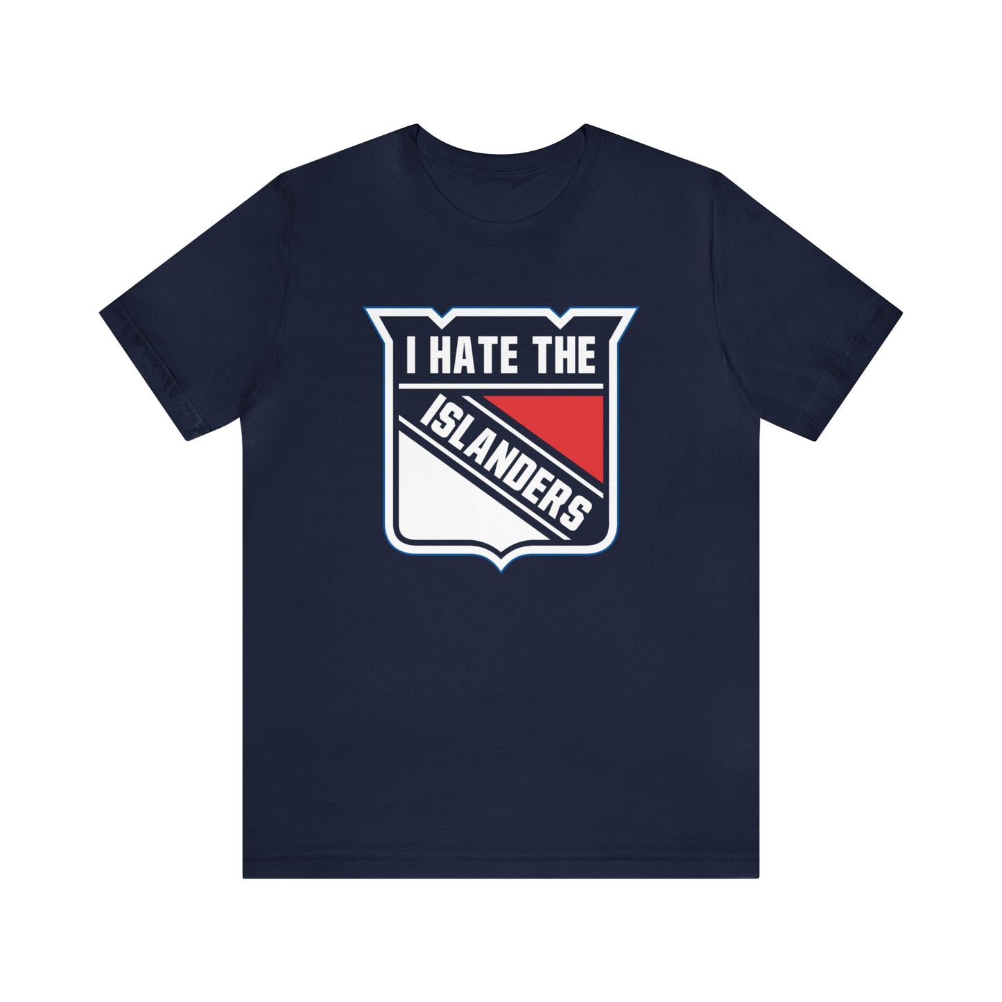 I Hate That Isles Team (for Rangers fans) - Unisex Jersey Short Sleeve Tee