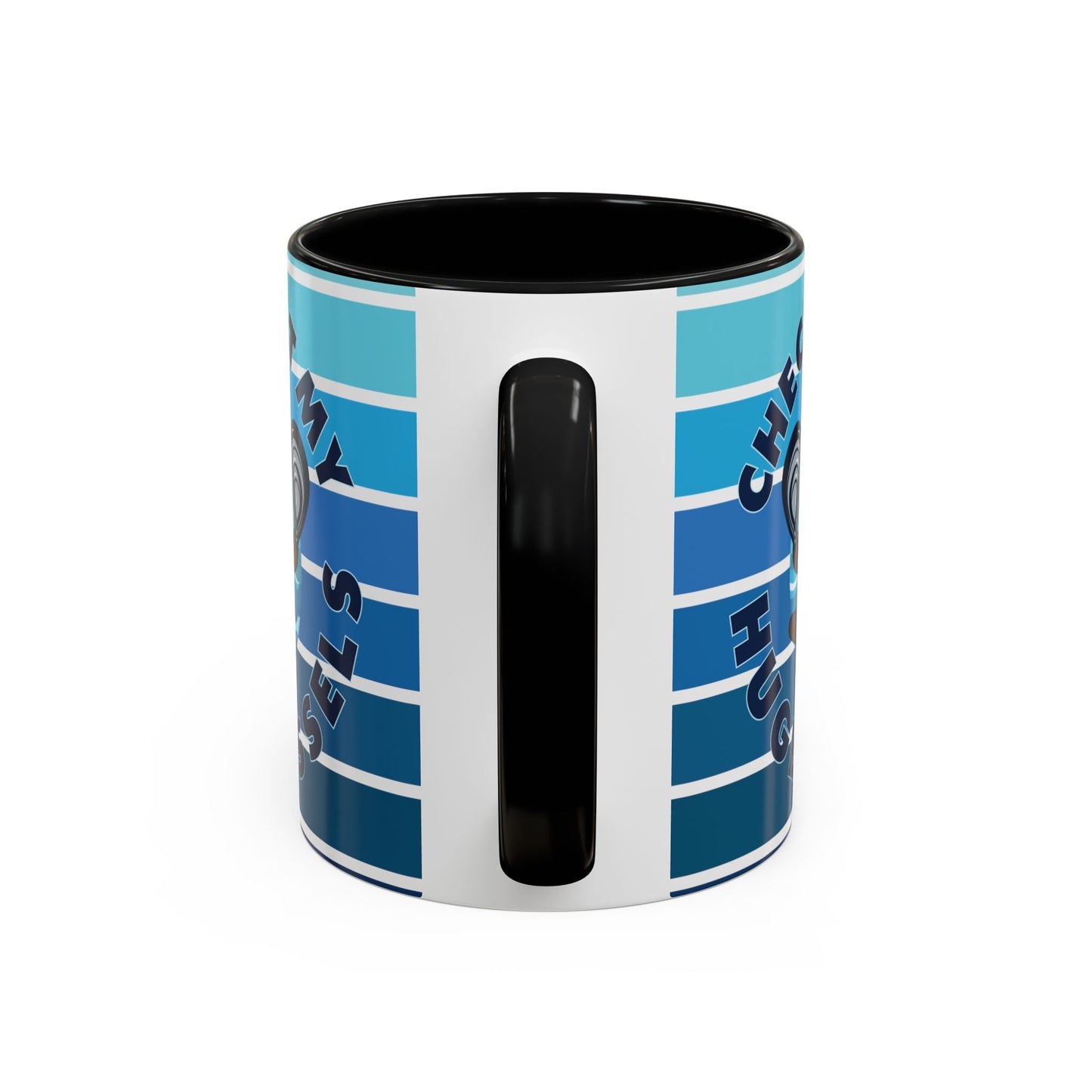 Huge Mussels Happy Sea Otter - Accent Coffee Mug (11, 15oz)