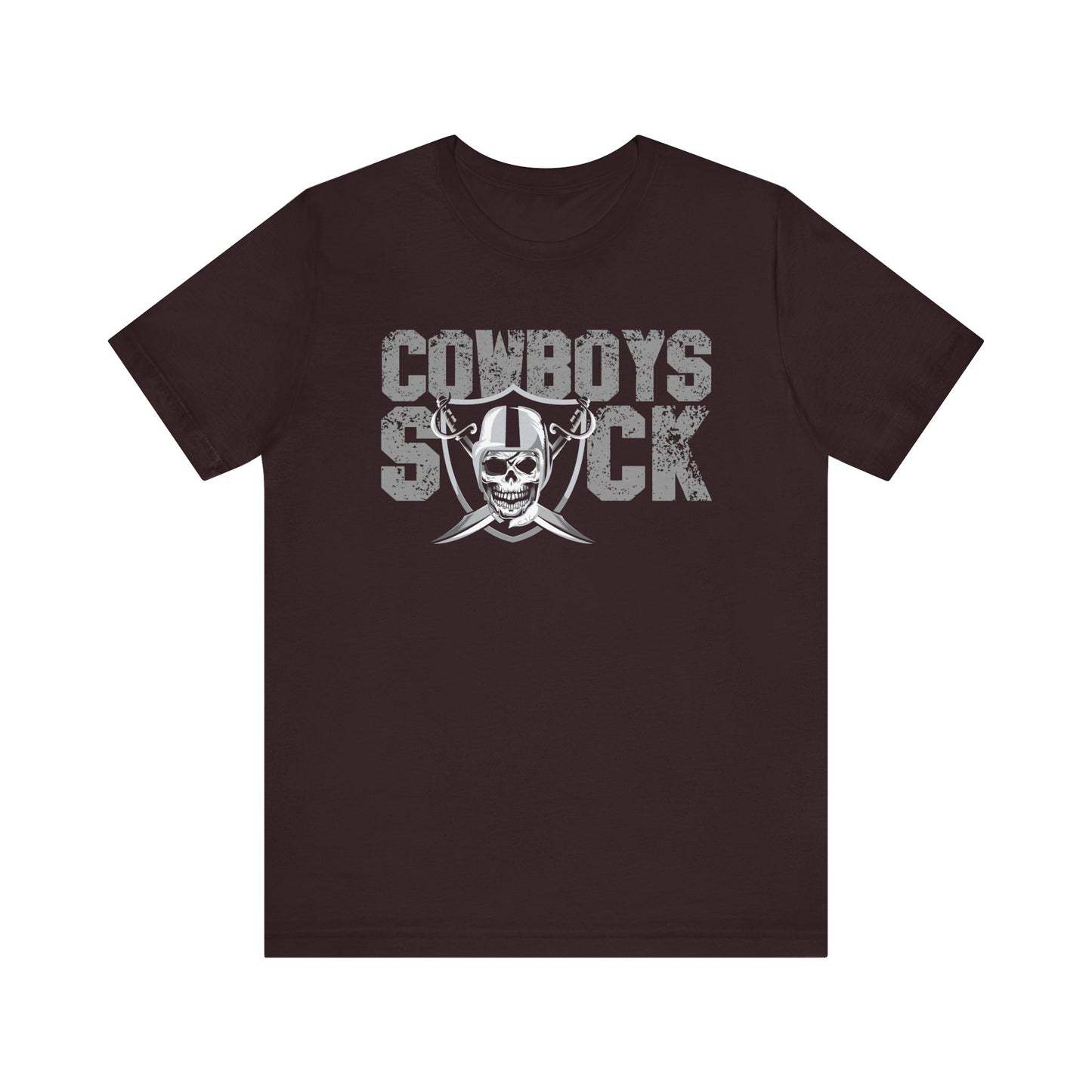 Cowboys Suck (for Las Vegas fans) - Unisex Jersey Short Sleeve Tee