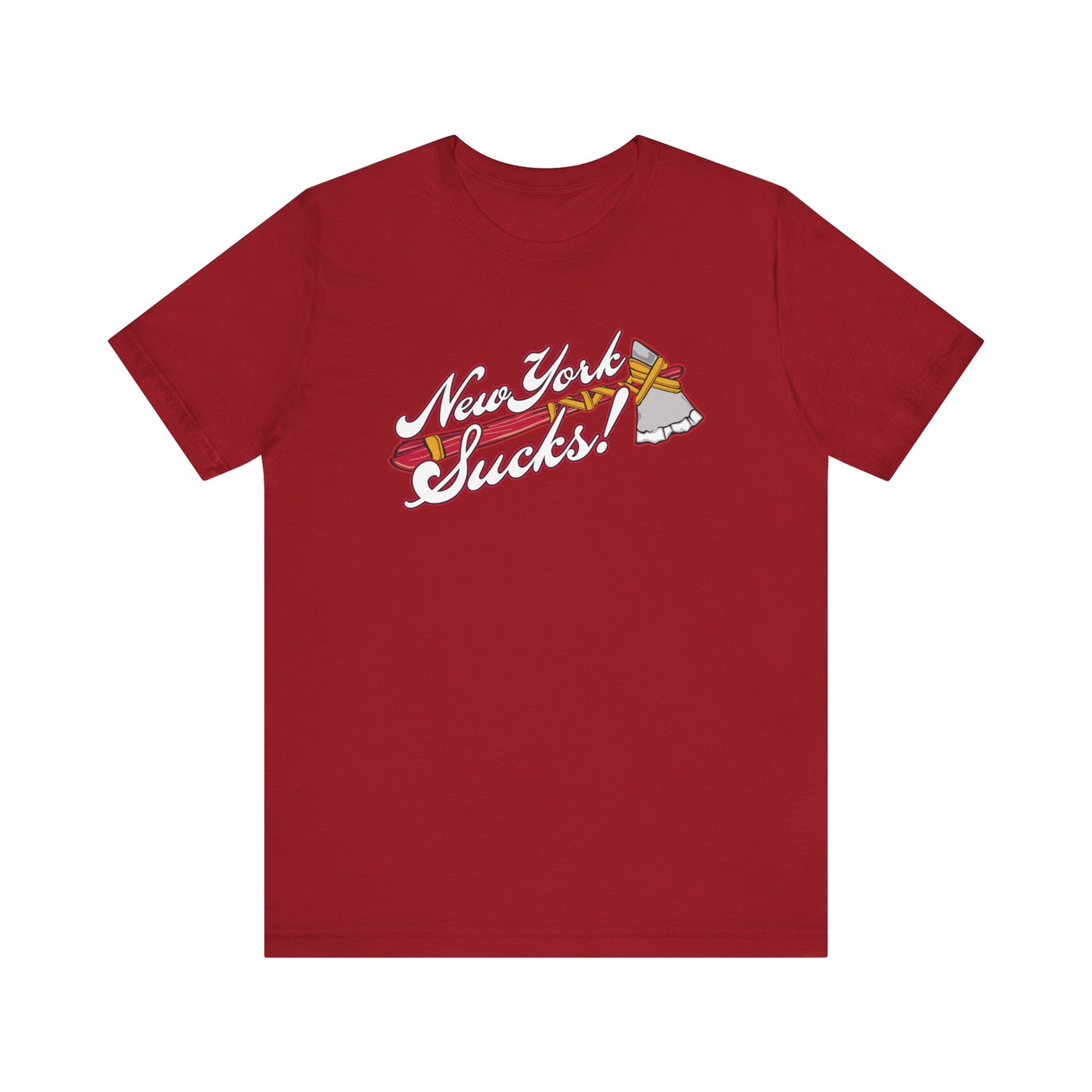 New York Sucks (for Atlanta fans) - Unisex Jersey Short Sleeve Tee