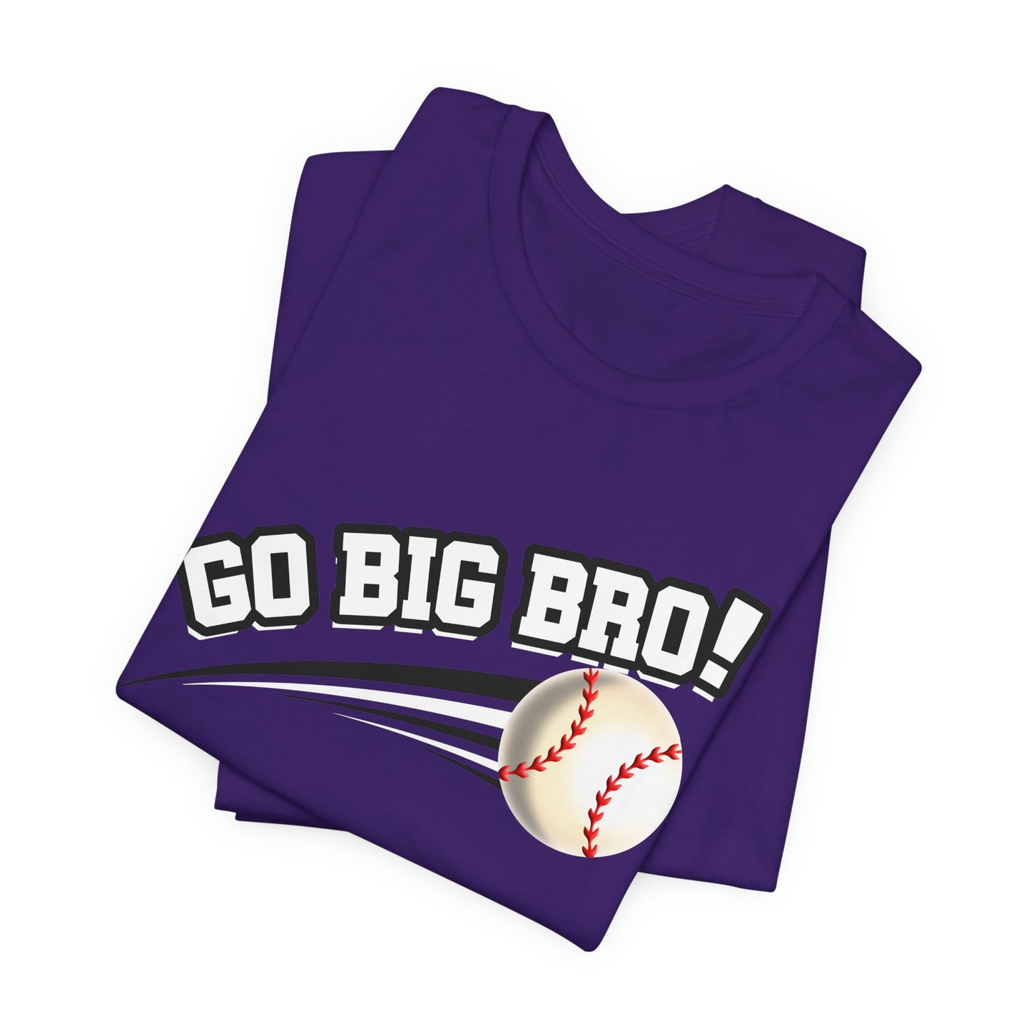 Go Big Bro! (Sibling Revelry Baseball) - Unisex Jersey Short Sleeve Tee