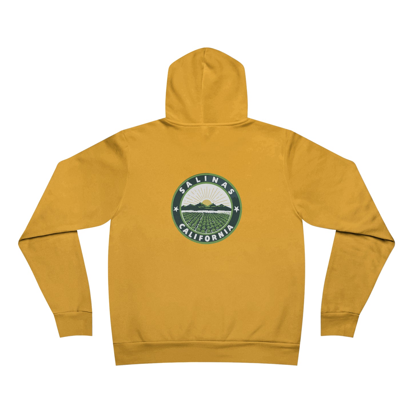 California, Salinas (Retro Logo & S8S Logo Mashup) - Unisex Sponge Fleece Pullover Hoodie
