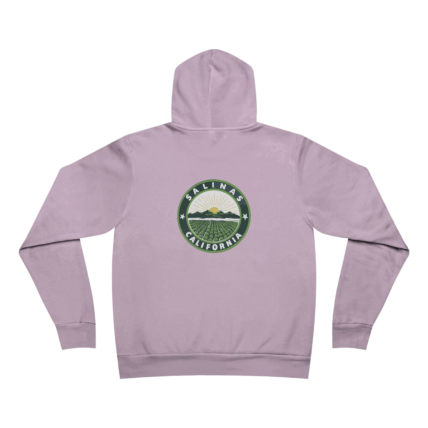 California, Salinas (Retro Logo & S8S Logo Mashup) - Unisex Sponge Fleece Pullover Hoodie