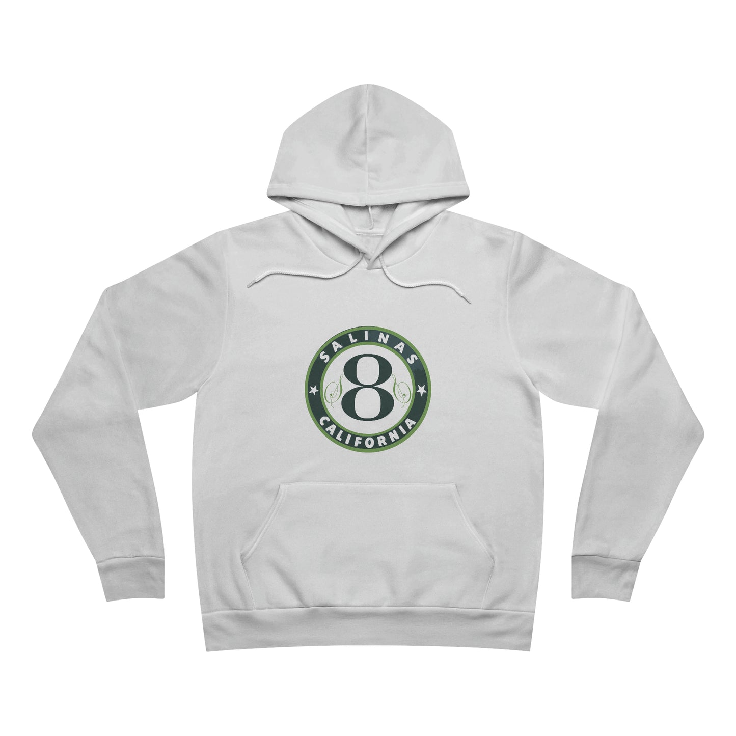 California, Salinas (Retro Logo & S8S Logo Mashup) - Unisex Sponge Fleece Pullover Hoodie