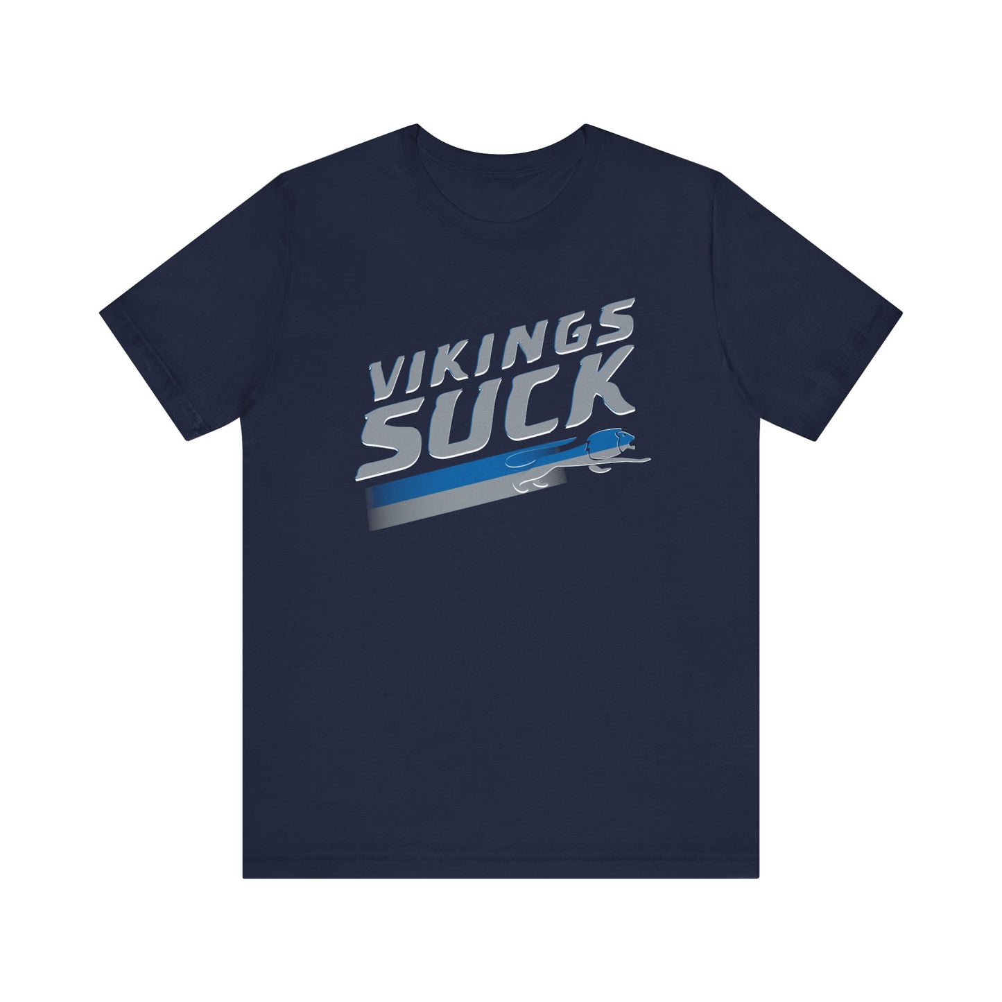 Vikings Suck (for Detroit fans) - Unisex Jersey Short Sleeve Tee