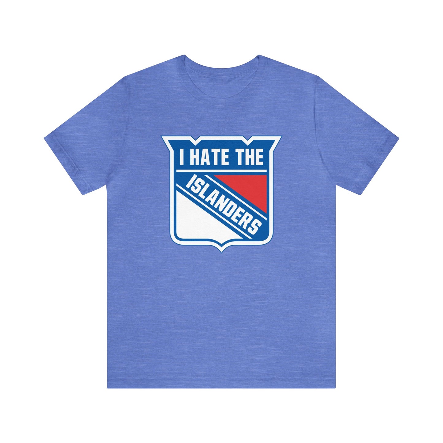 I Hate That Isles Team (for Rangers fans) - Unisex Jersey Short Sleeve Tee