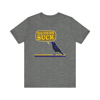 The Common Raven Hates A Rayder - Unisex Jersey Short Sleeve Tee