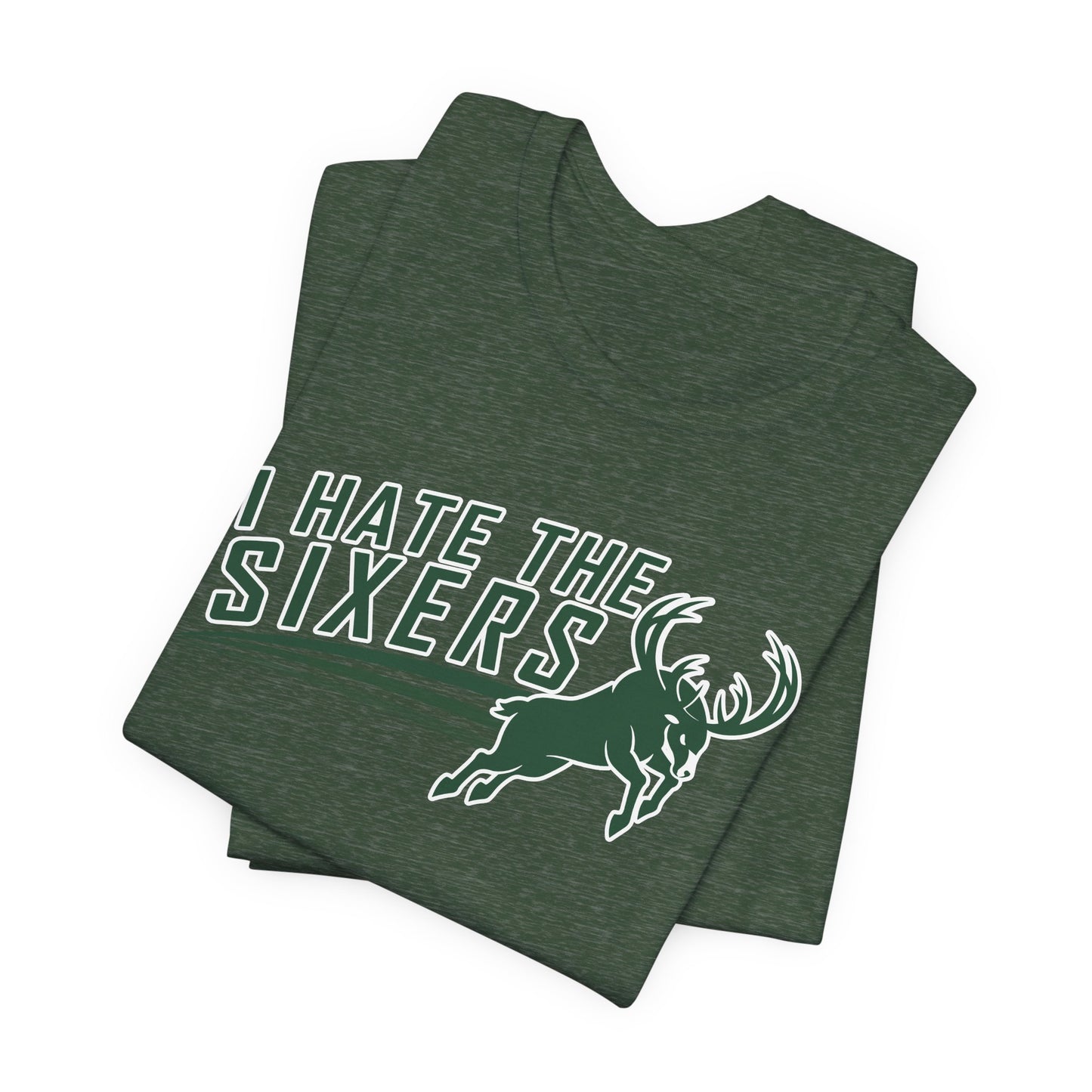 I Hate The 6ers (for Milwaukee fans) - Unisex Jersey Short Sleeve Tee