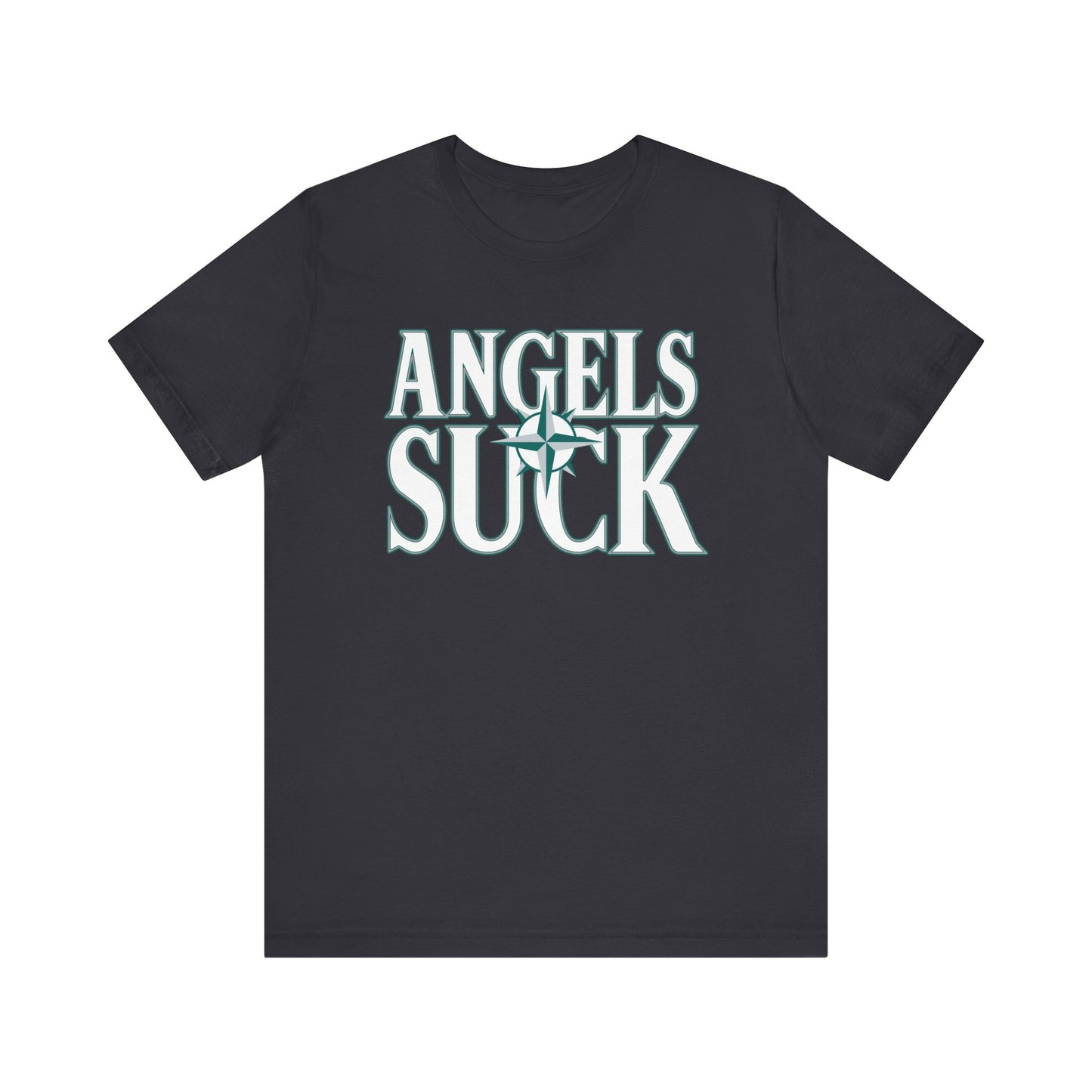 The Angels Suck (for Seattle Mariners fans) - Unisex Jersey Short Sleeve Tee