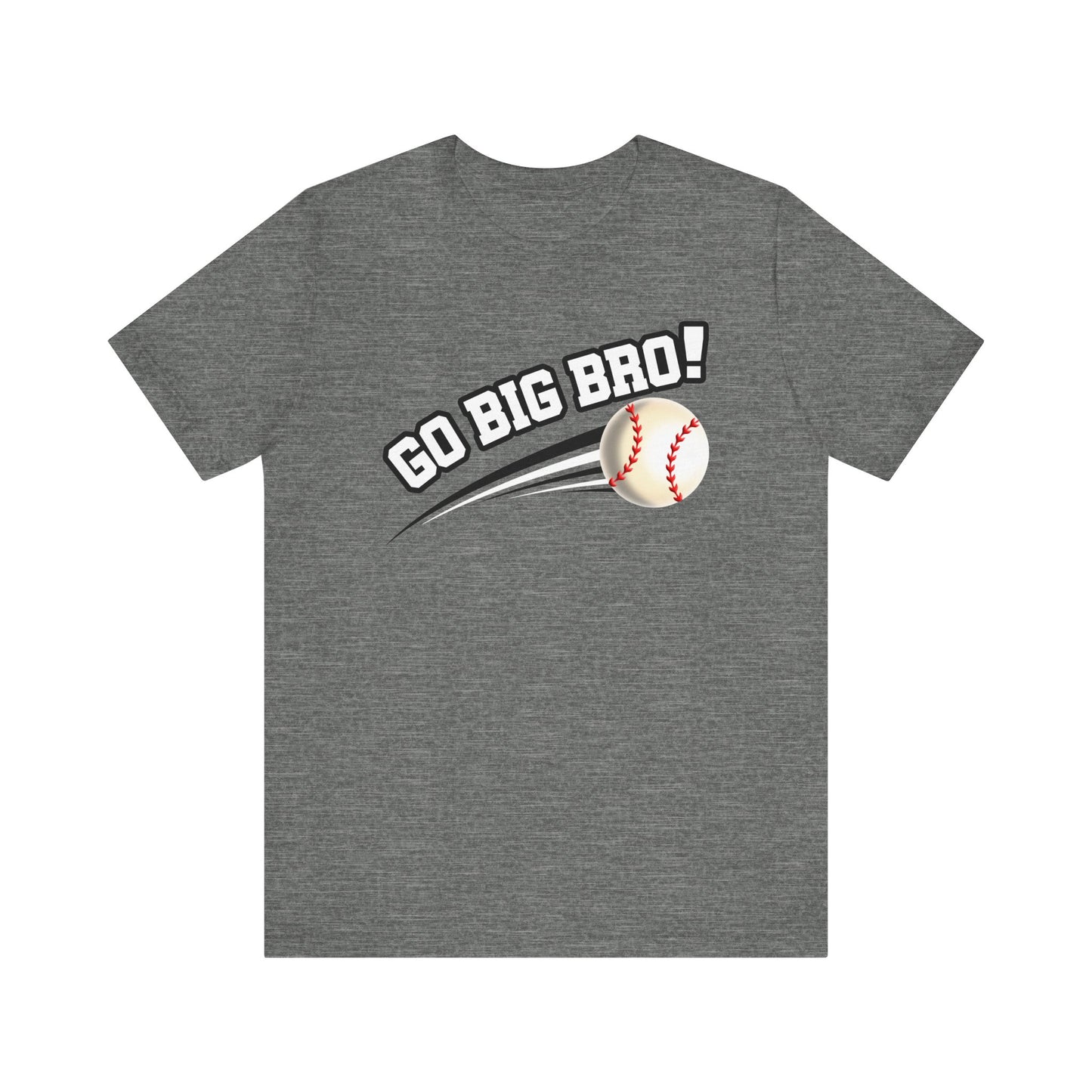 Go Big Bro! (Sibling Revelry Baseball) - Unisex Jersey Short Sleeve Tee