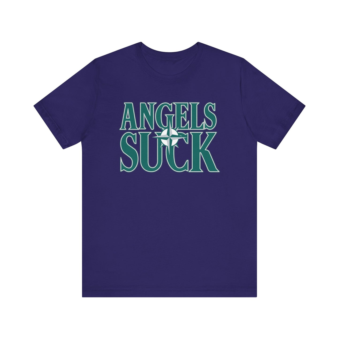 The Angels Suck (for Seattle Mariners fans) - Unisex Jersey Short Sleeve Tee