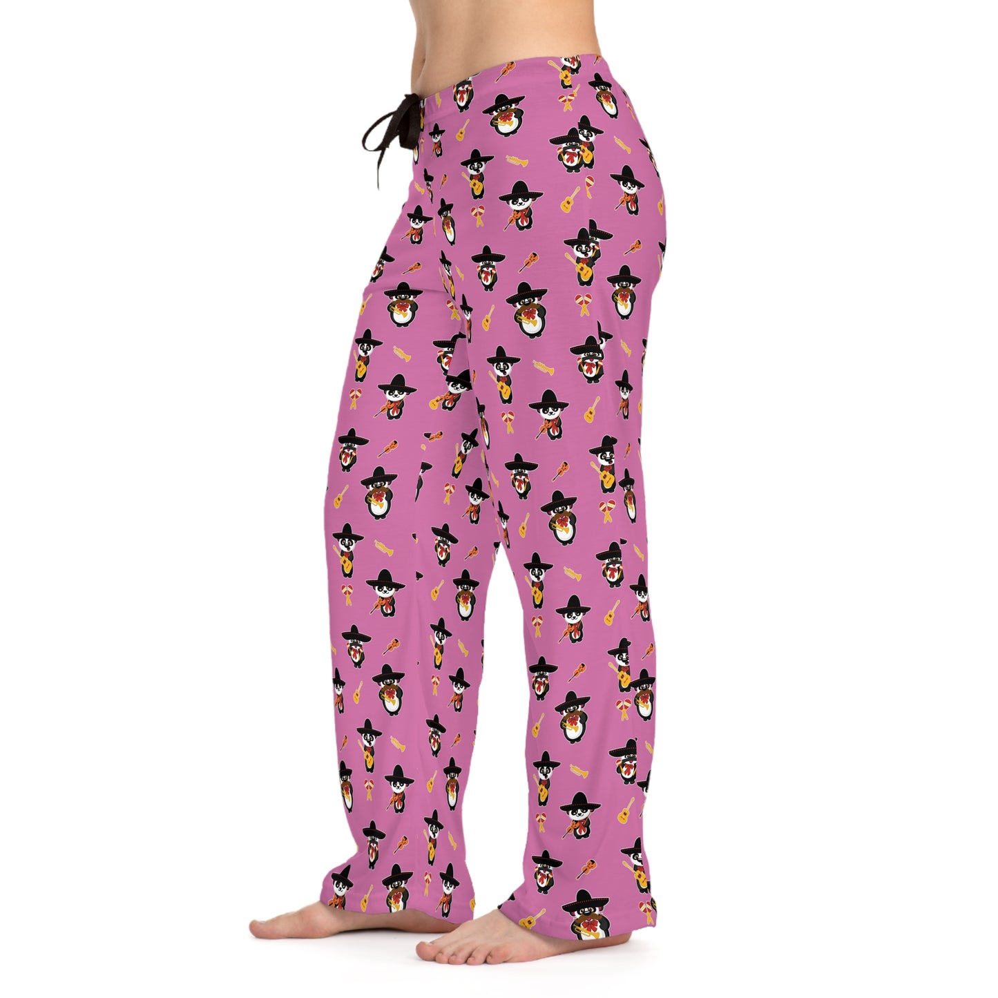 Banda Bears (Pink) - Women's Pajama Pants (AOP)