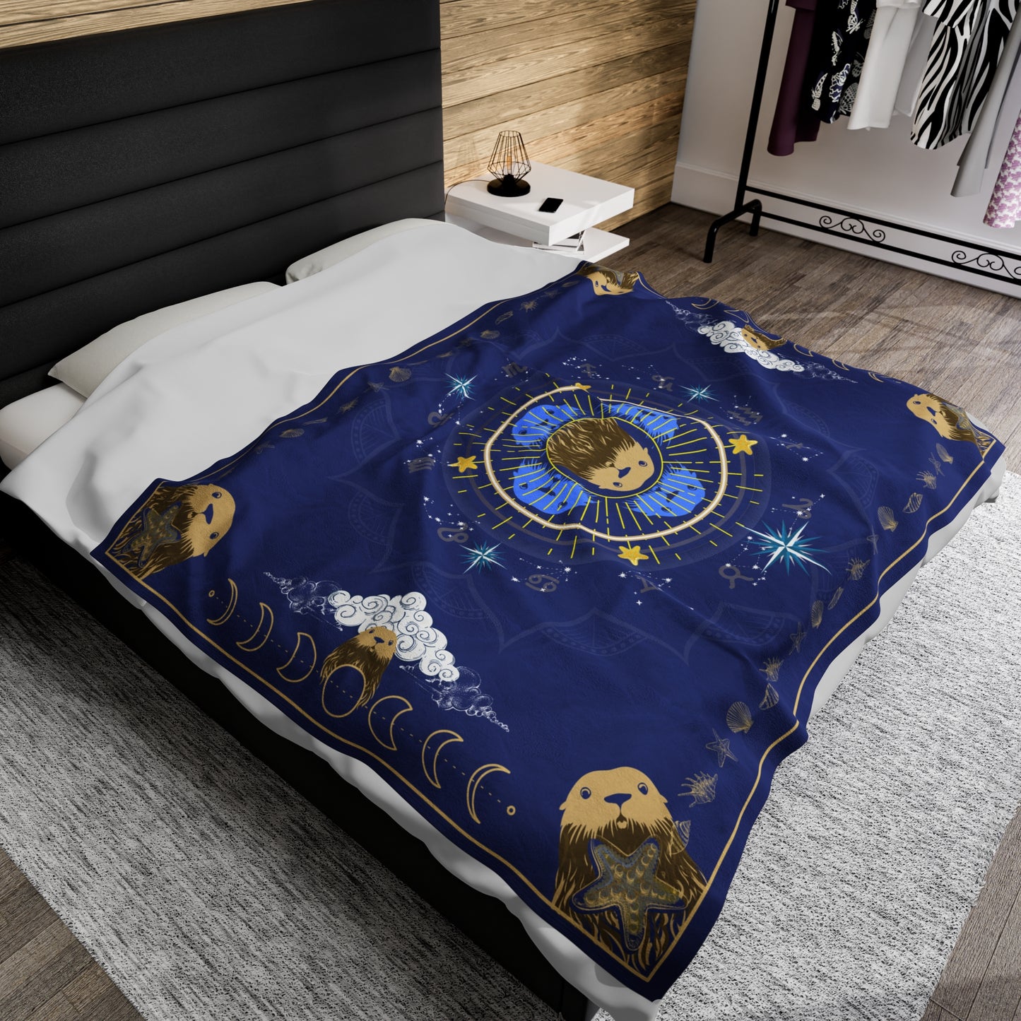 Mystic Sea Otter (2023) - Velveteen Plush Blanket