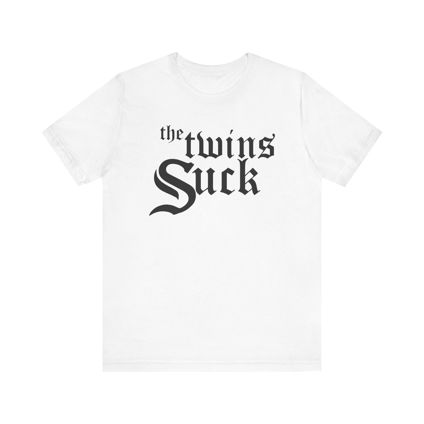 Twins Suck (for Chicago White Sox fans) - Unisex Jersey Short Sleeve Tee