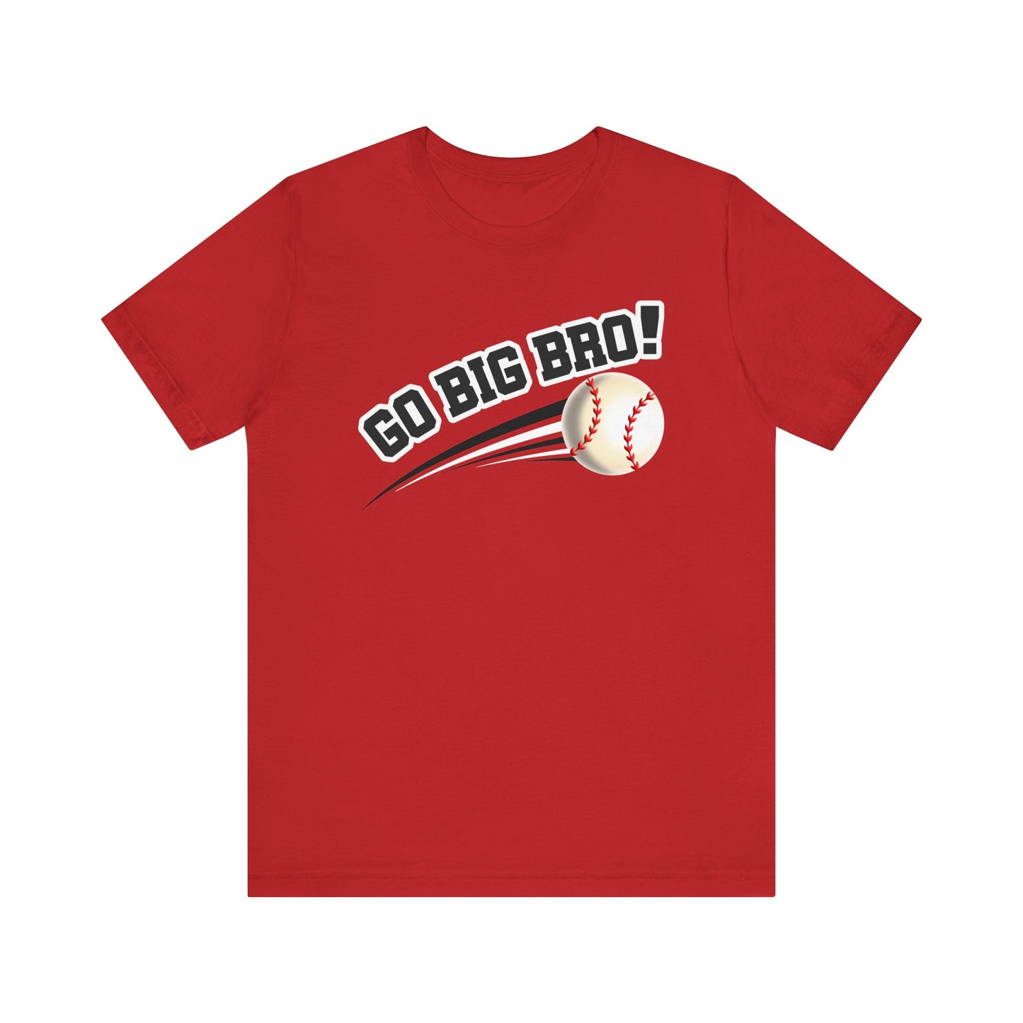 Go Big Bro! (Sibling Revelry Baseball) - Unisex Jersey Short Sleeve Tee